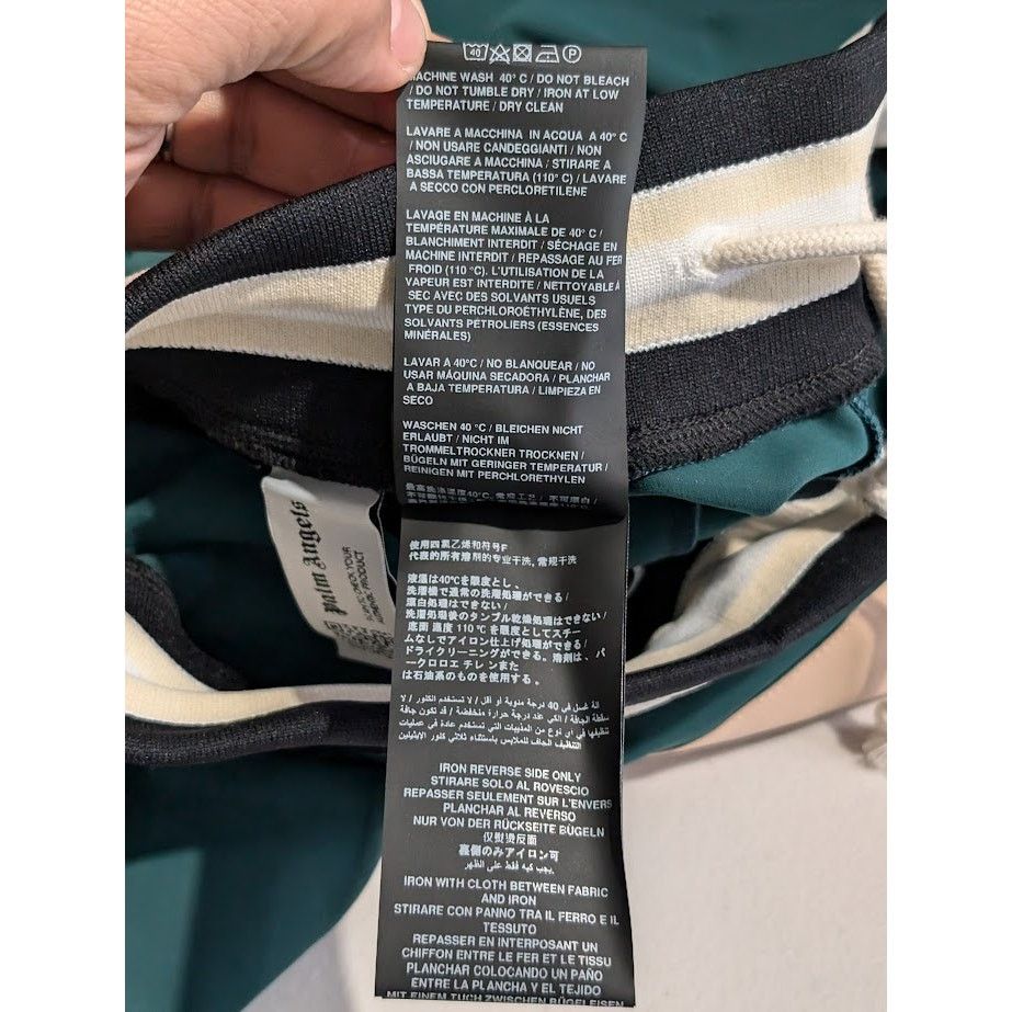Palm Angels o1rshd1 Ultralight Flare Track Pant In Petrol Blue Size US 30 / EU 46 - 18 Thumbnail