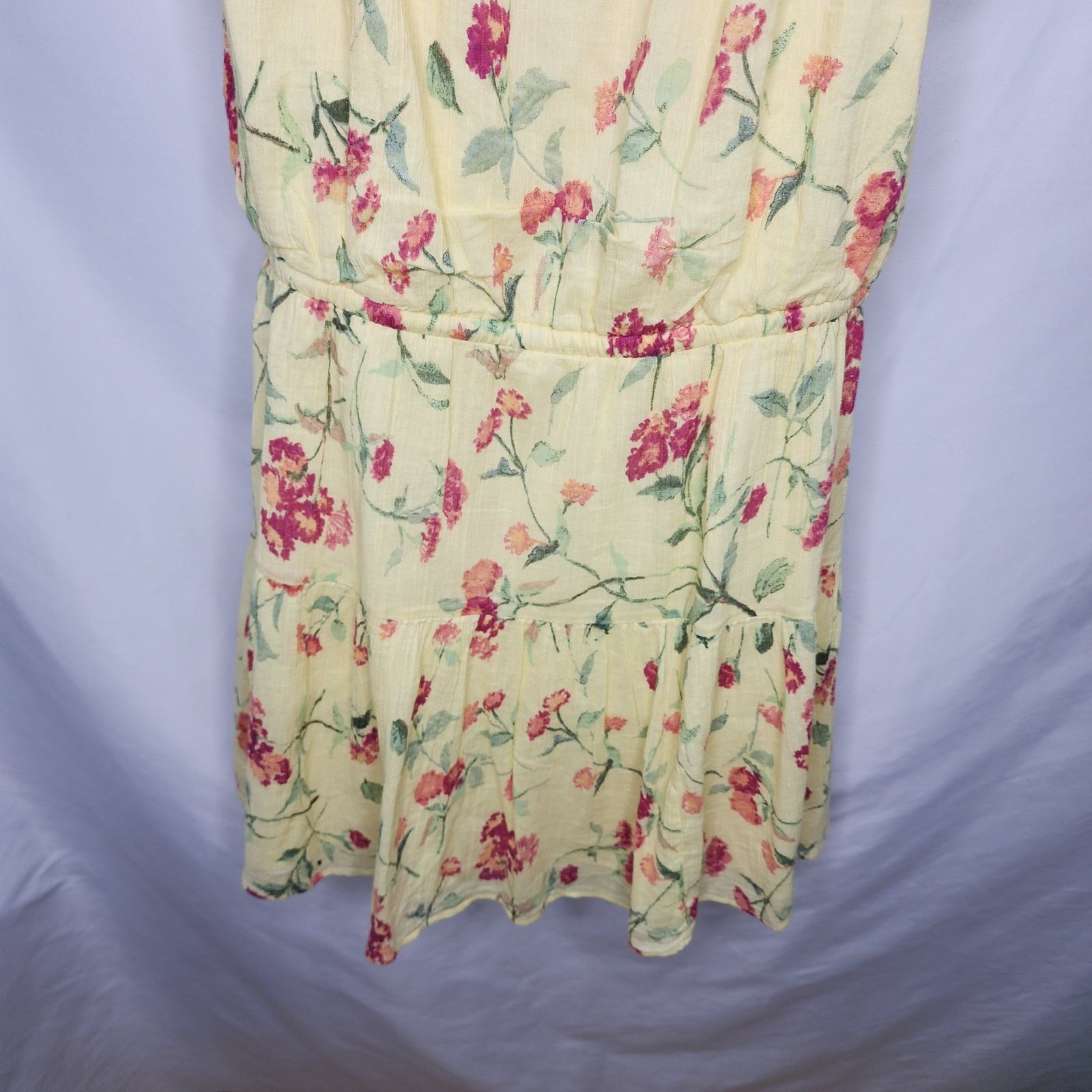 Ralph Lauren Ralph Lauren Yellow Floral Fit & Flare Off Shoulder Dress Size XL / US 12-14 / IT 48-50 - 14 Thumbnail