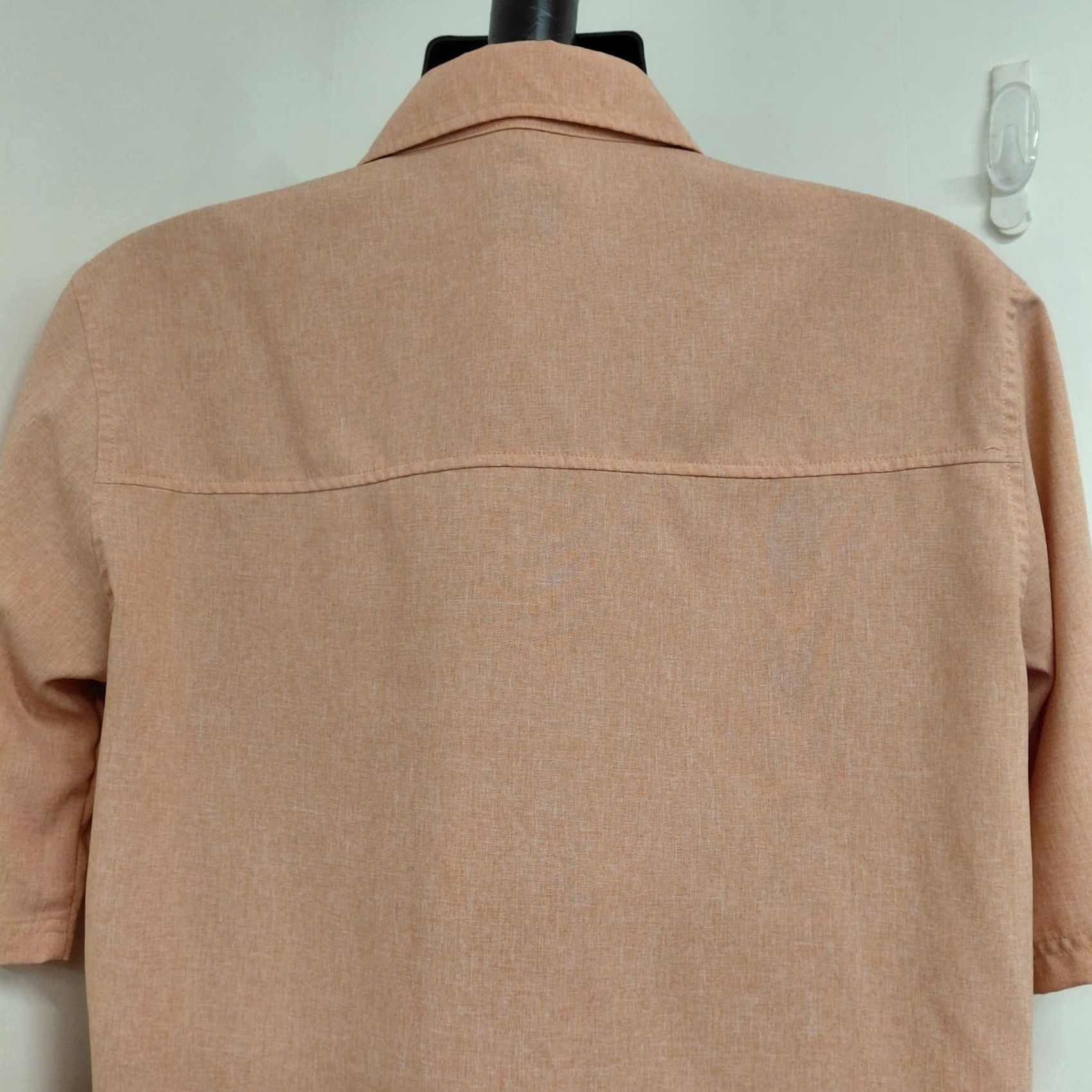 Vintage Red Hook Lure Fishing Shirt Mens M Peach Button Front Short Sleeve Outdoor Size US M / EU 48-50 / 2 - 6 Thumbnail