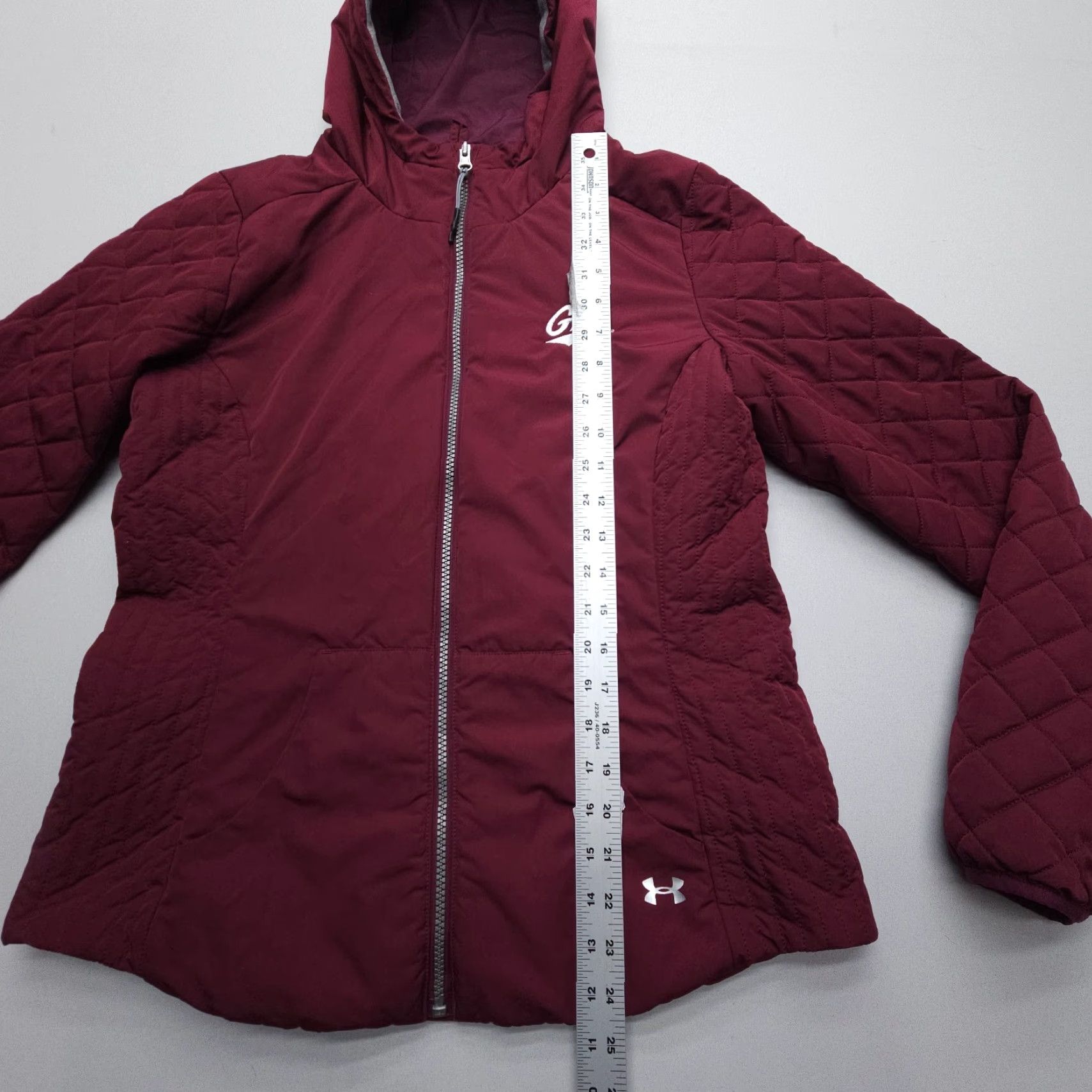 Under Armour Under Armour Storm Quilted Jacket Womens Medium Red Insulated Zip, Quilted, Outdoor, Regular Fit, Jacket Size M / US 6-8 / IT 42-44 - 6 Thumbnail