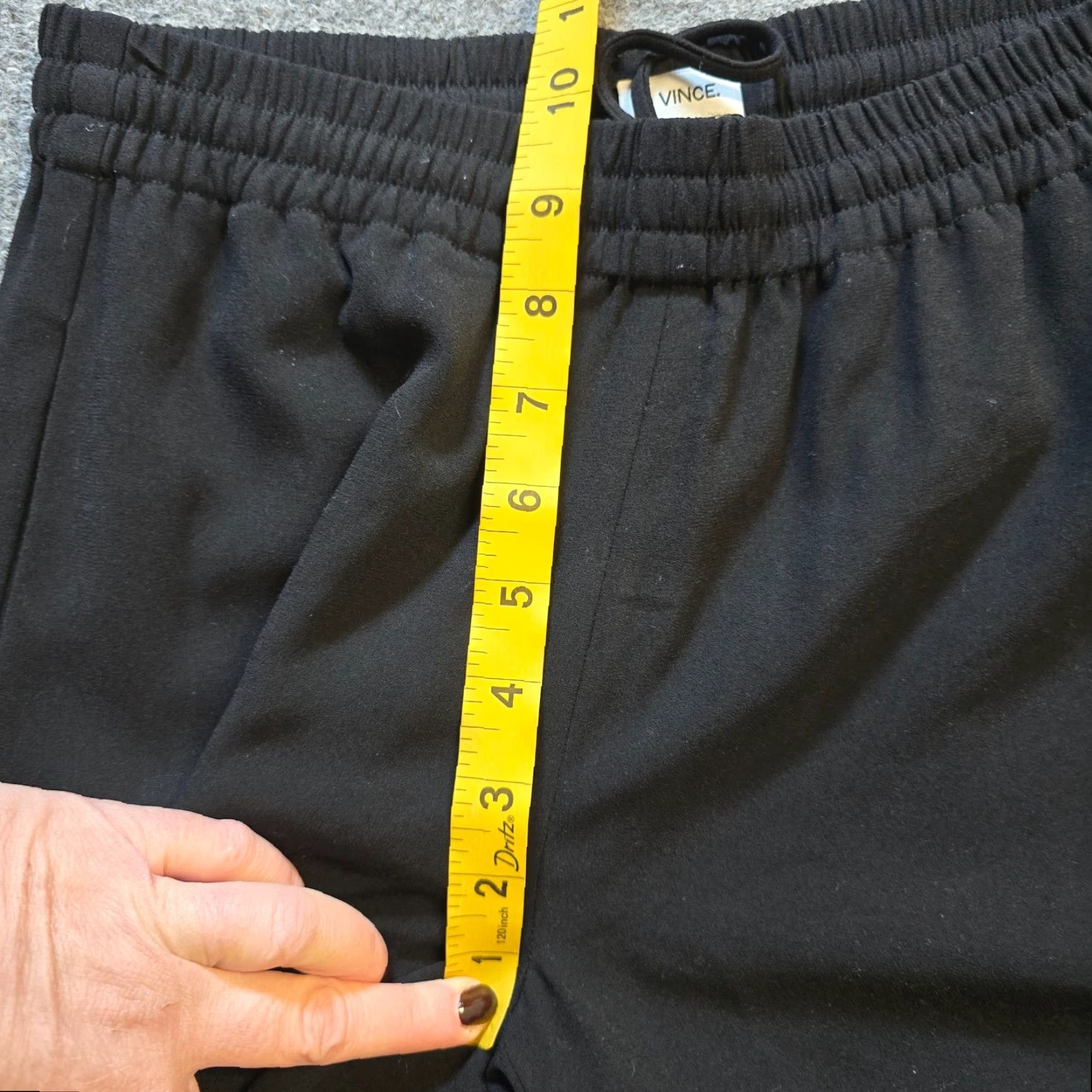 Vince Vince Pants Womens Size 0 Black Wide-Leg Pull On Pockets Casual Capsule Minimal Pants Wide-Leg 28in Inseam Womens Black Vince Pants Size 25" / US 0 / IT 36 - 6 Thumbnail