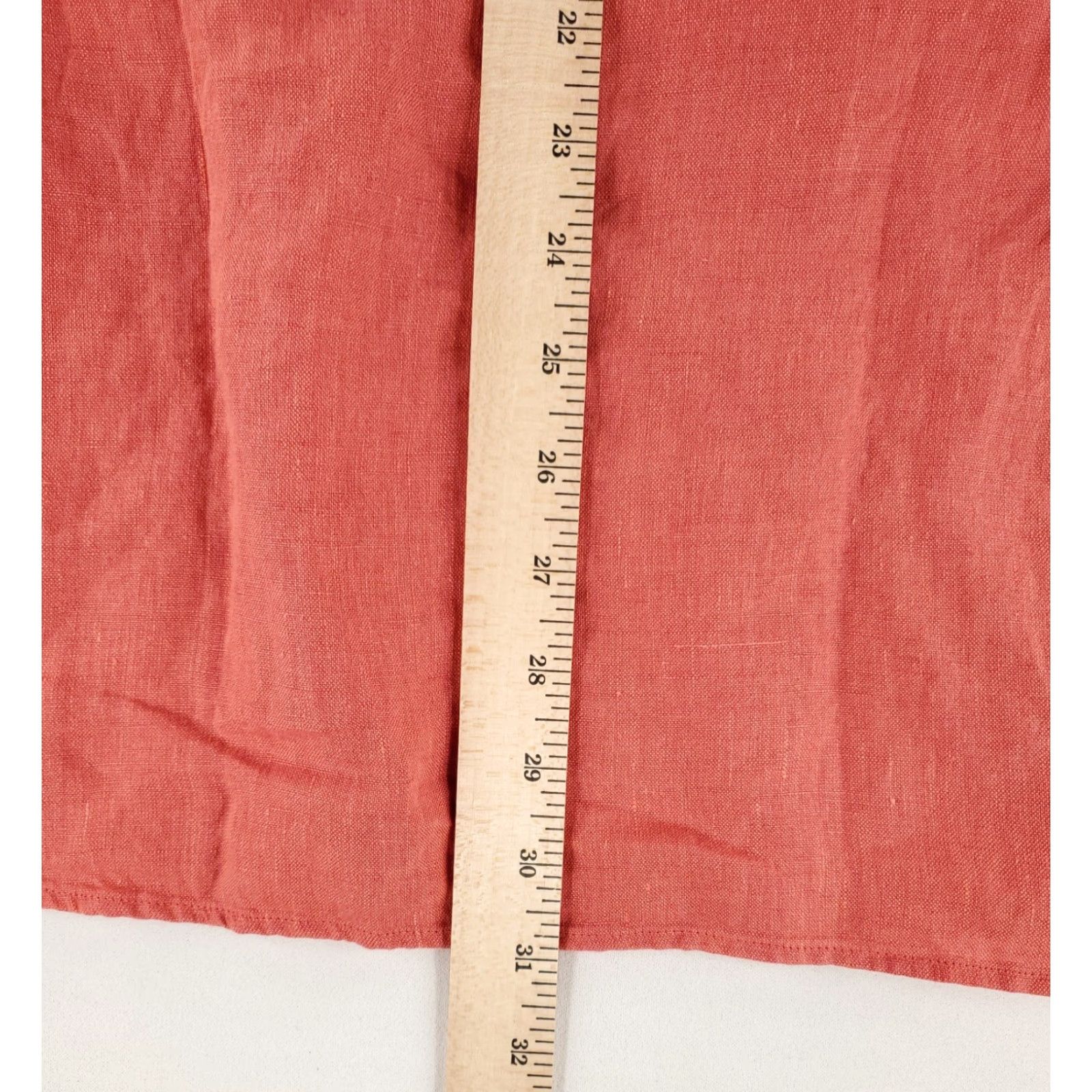 Charles Tyrwhitt Charles Tyrwhitt 100% Linen Button Up Shirt Classic Fit Red Salmon Mens L Size US L / EU 52-54 / 3 - 5 Thumbnail