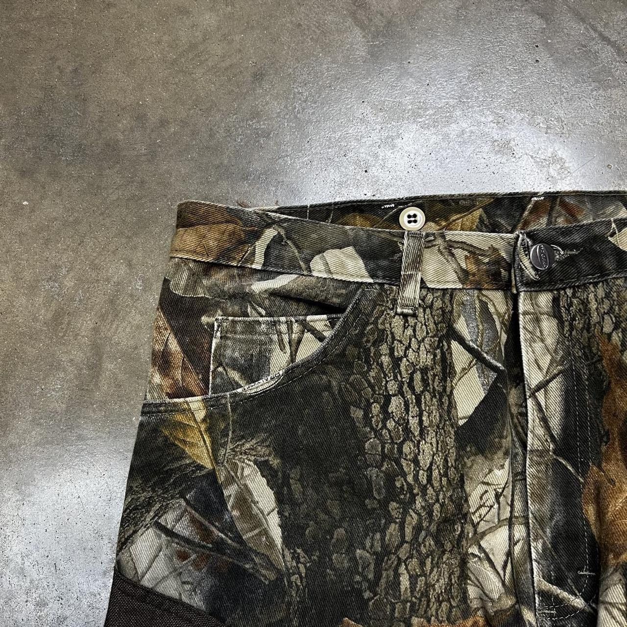 Vintage × Wrangler Vintage 00s Y2K Wrangler Pro Gear Camo Double Knee Pants Size US 36 / EU 52 - 3 Thumbnail