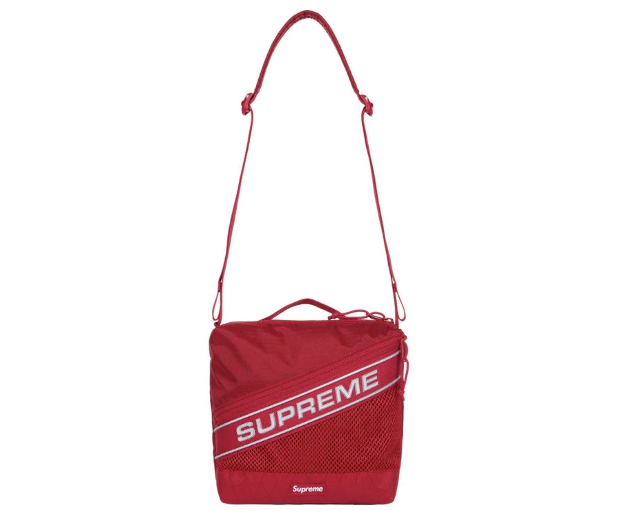image of Supreme Shoulder Bag Fw23 Red, Men's