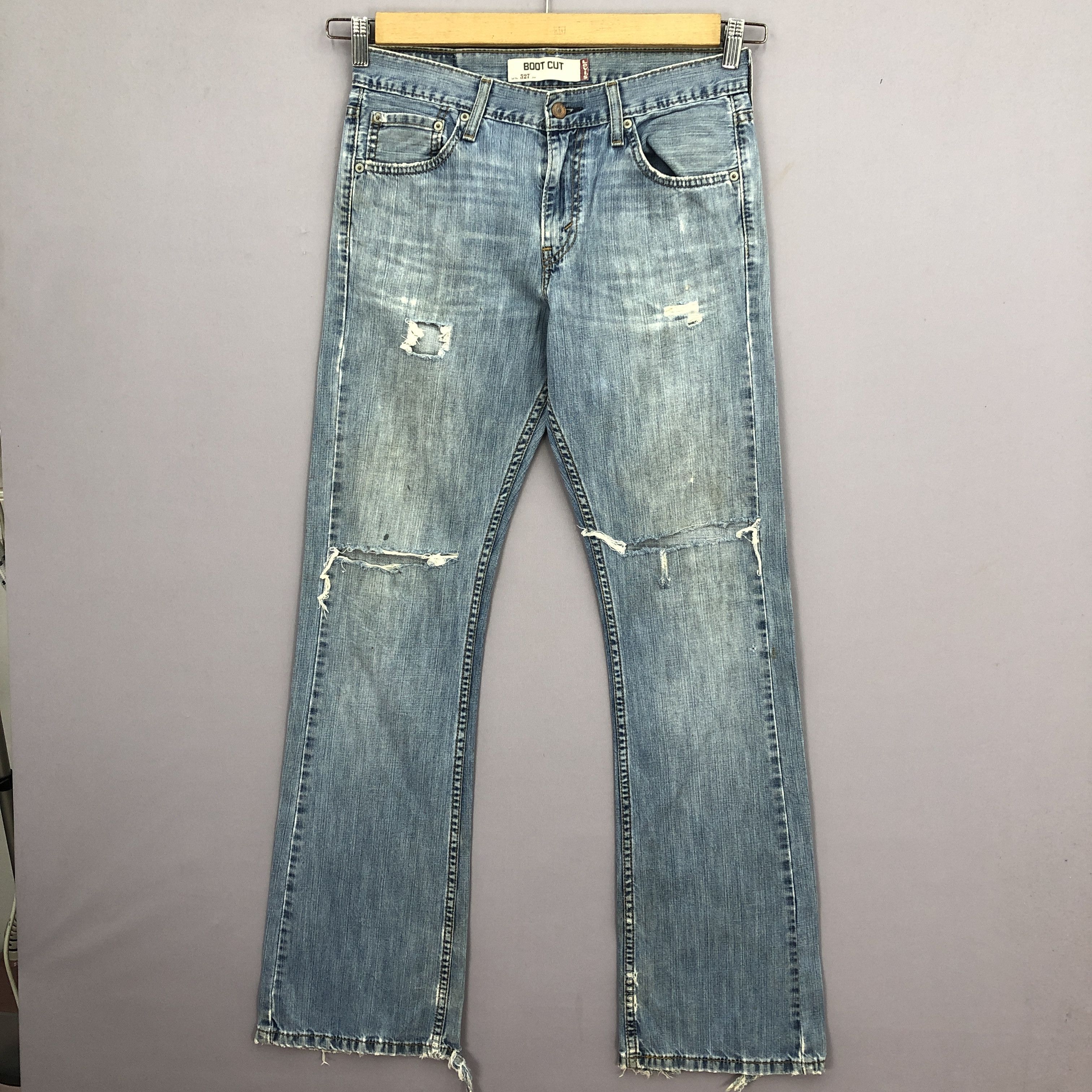 Vintage Levis 527 Flare Jeans Wide Leg Bootcut Denim BS47148