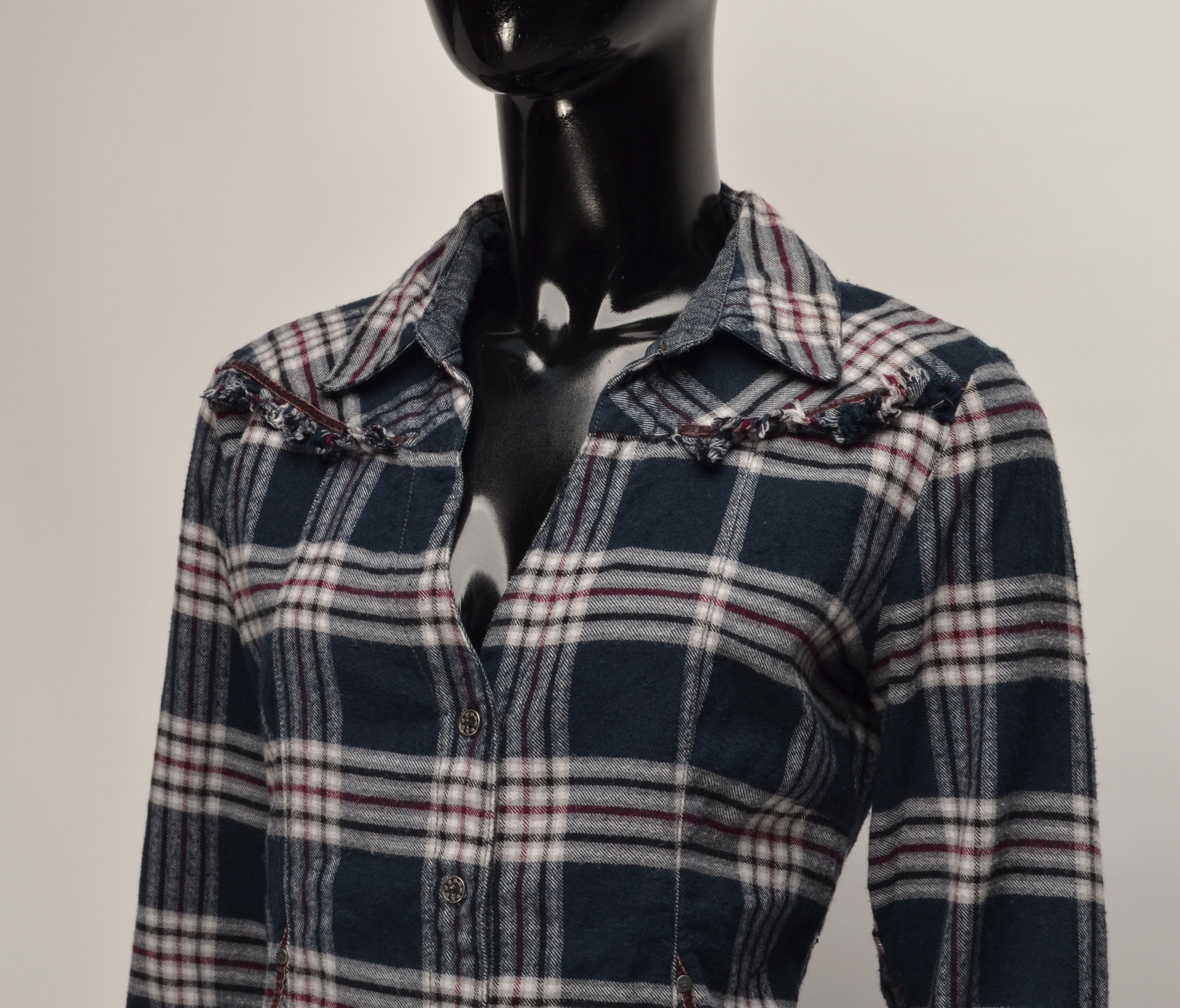 Designer × Vintage Nile Atelier Y2K Cottagecore Western Long Sleeve Shirt Size S / US 4 / IT 40 - 2 Thumbnail