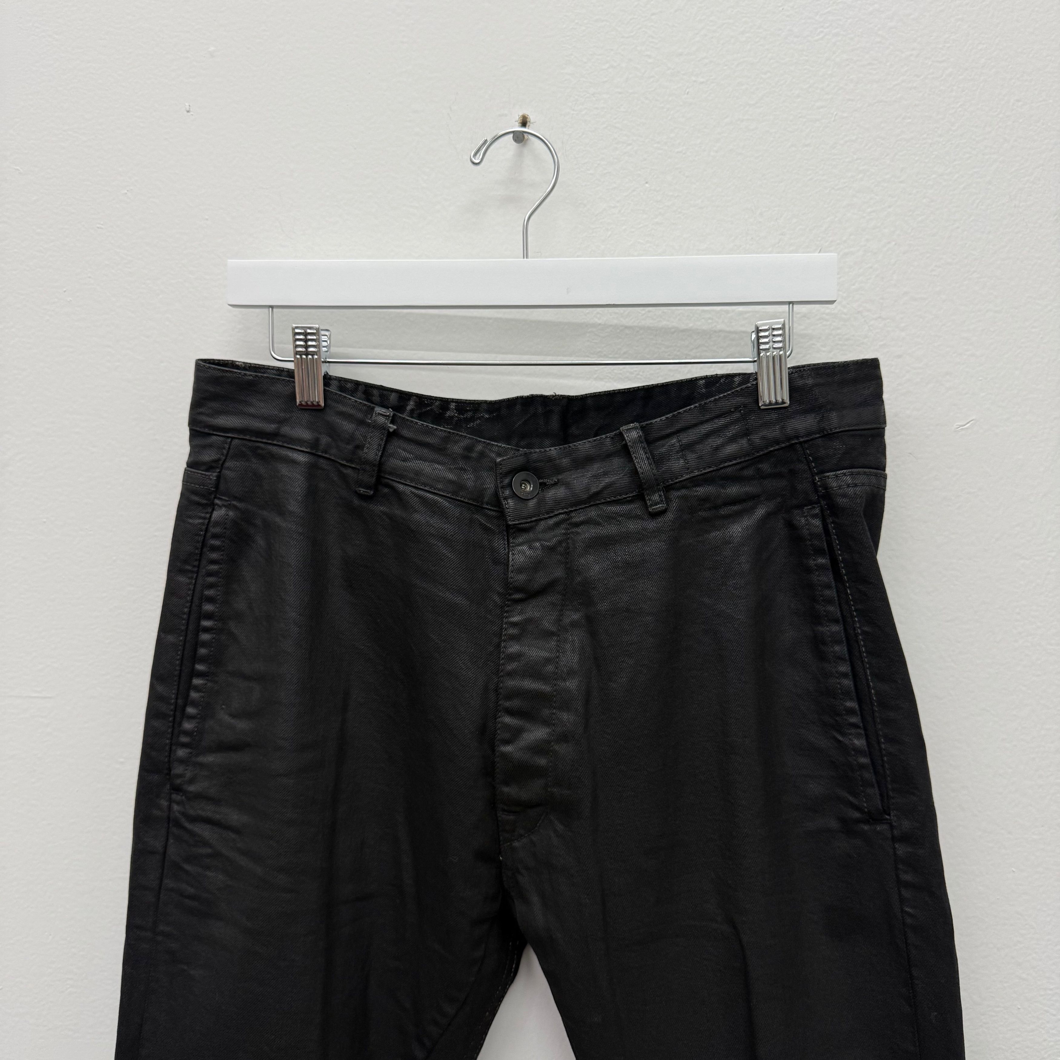 Rick Owens Drkshdw Rick Owens DRKSHDW Waxed Denim - Size 30 Size US 30 / EU 46 - 3 Thumbnail