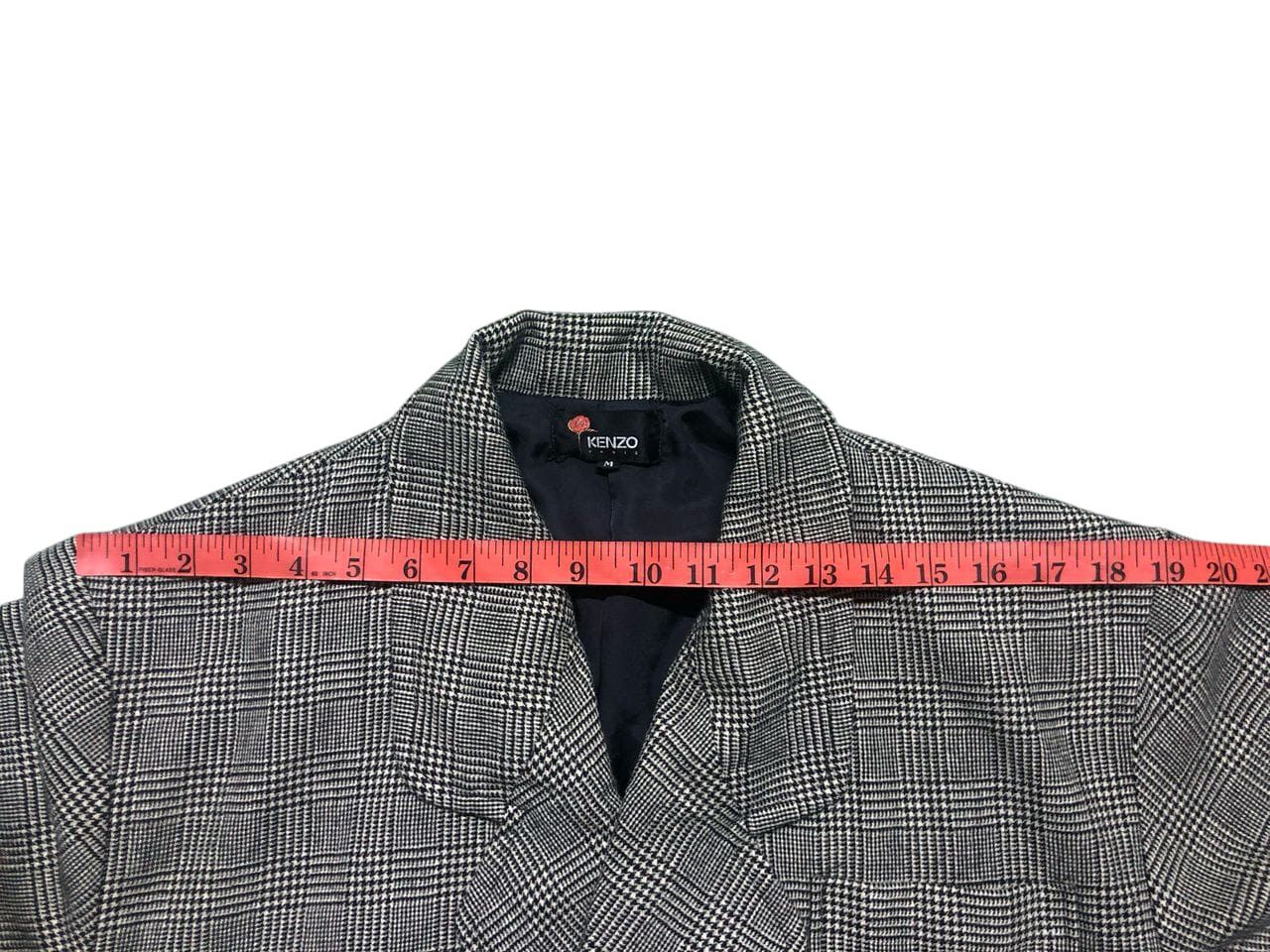 Kenzo × Vintage VINTAGE KENZO PARIS ROBE CHECKED BELTED BUTTONLESS LONG COAT Size US M / EU 48-50 / 2 - 21 Thumbnail