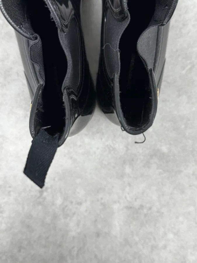 Emporio Armani Emporio Armani Black Leather Boots Size US 8 / EU 41 - 5 Thumbnail