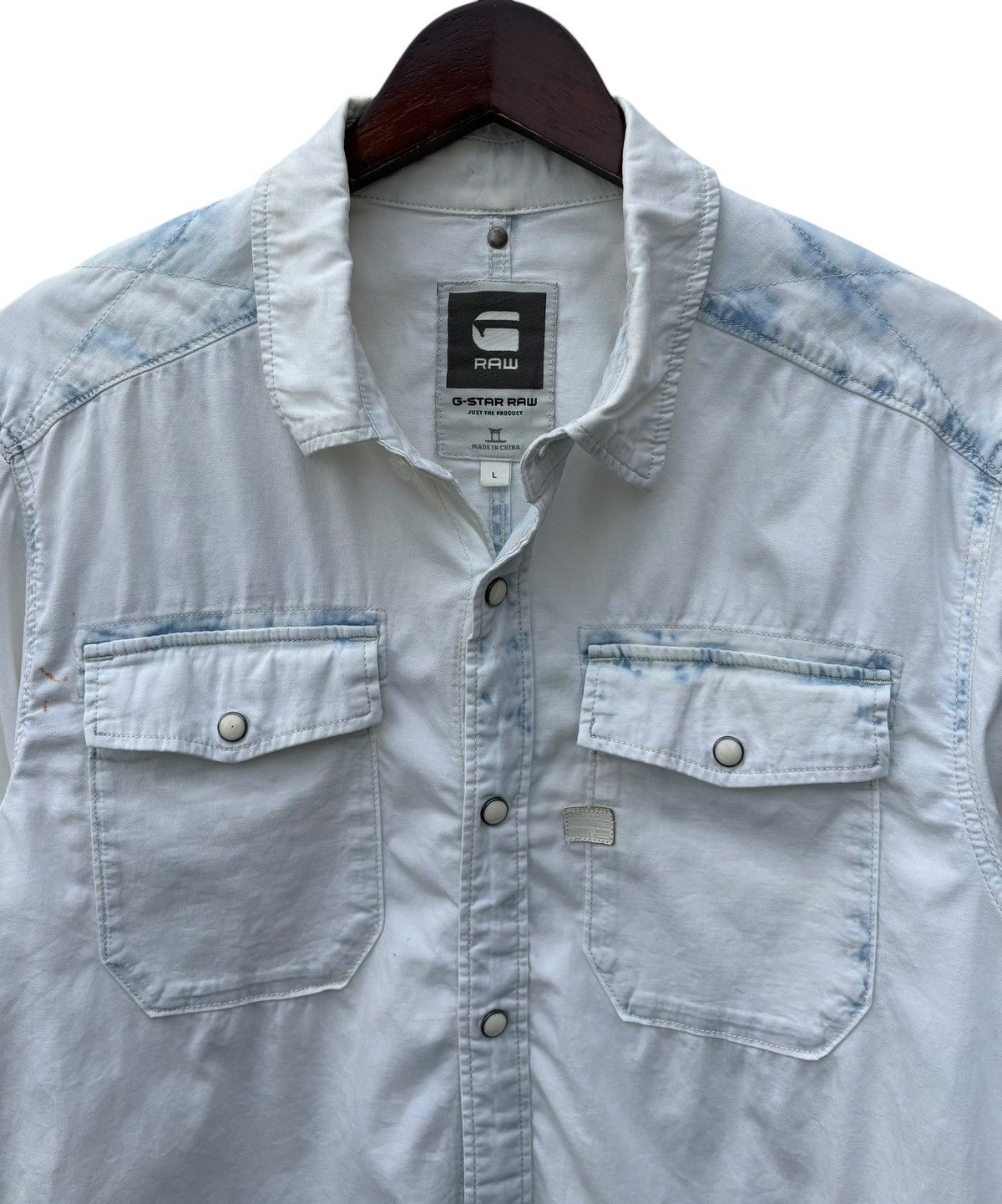 G-Star G Star Raw Women Snap Button Down Longsleeve Size M / US 6-8 / IT 42-44 - 4 Thumbnail