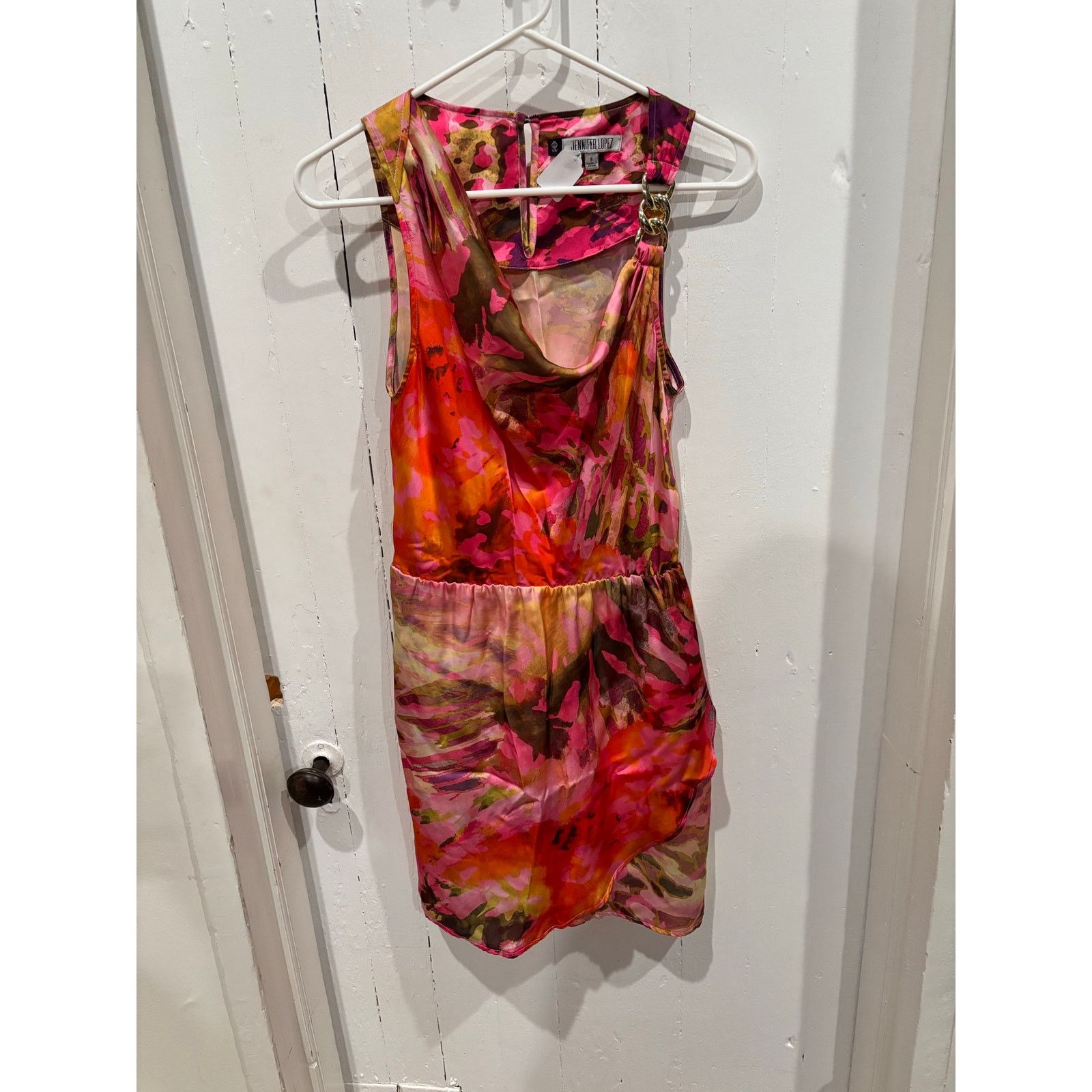 Jennifer Lopez Jennifer Lopez Bold Colorful Watercolor Dress size small Size S / US 4 / IT 40 - 7 Thumbnail