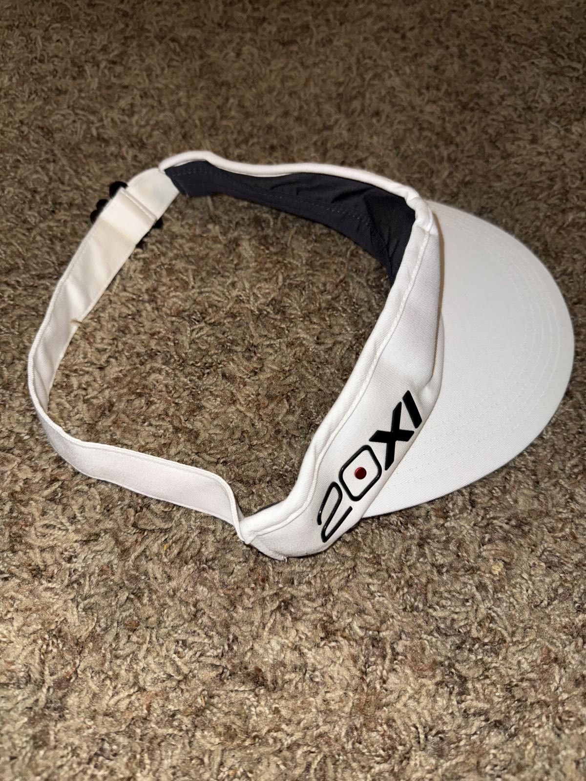 Nike Nike Golf Hat Cap Strap White Black VRS 20XI Adjustable Visor Sample Size ONE SIZE - 6 Thumbnail
