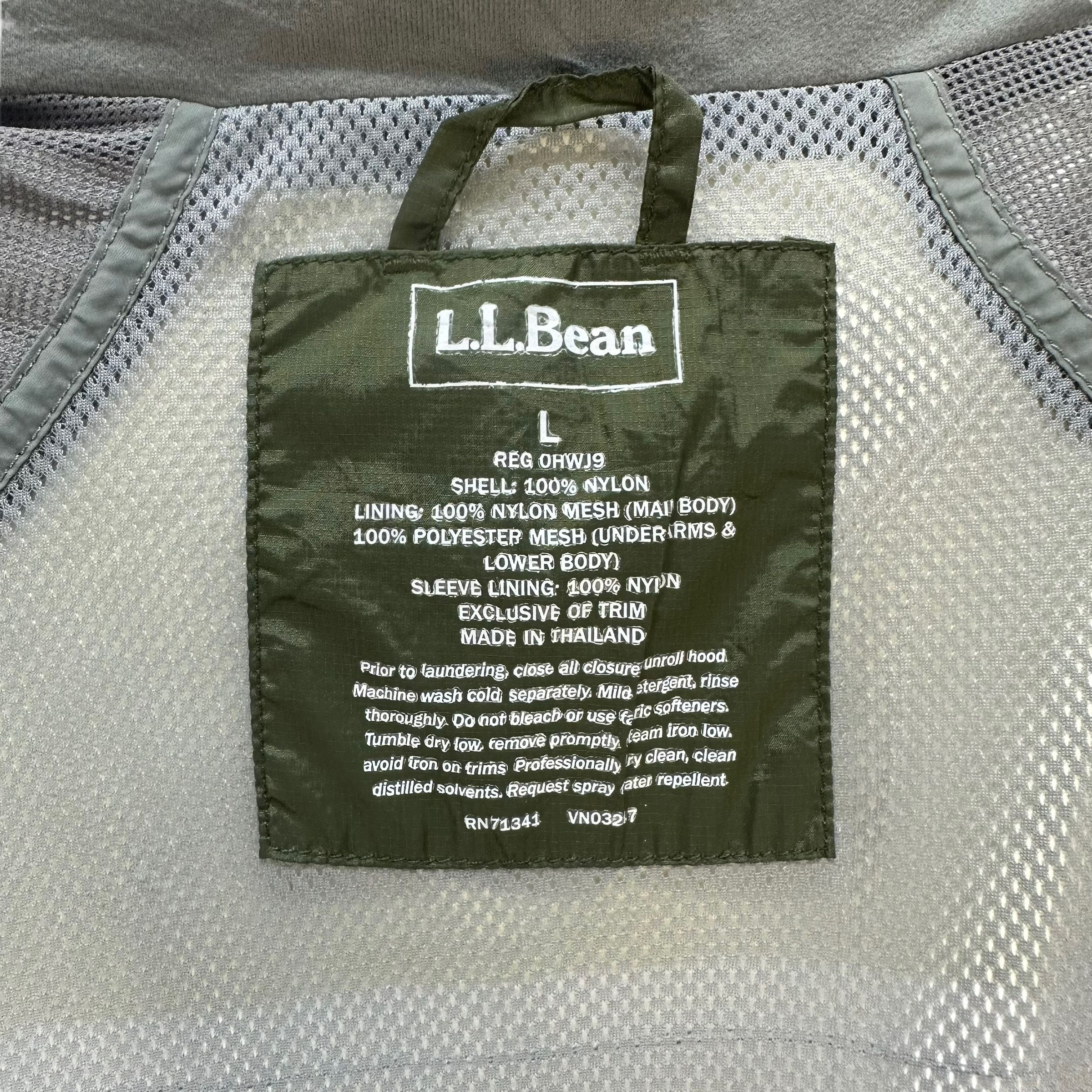 L.L. Bean LL BEAN GORETEX GREEN JACKET #7471-148 Size US L / EU 52-54 / 3 - 11 Thumbnail