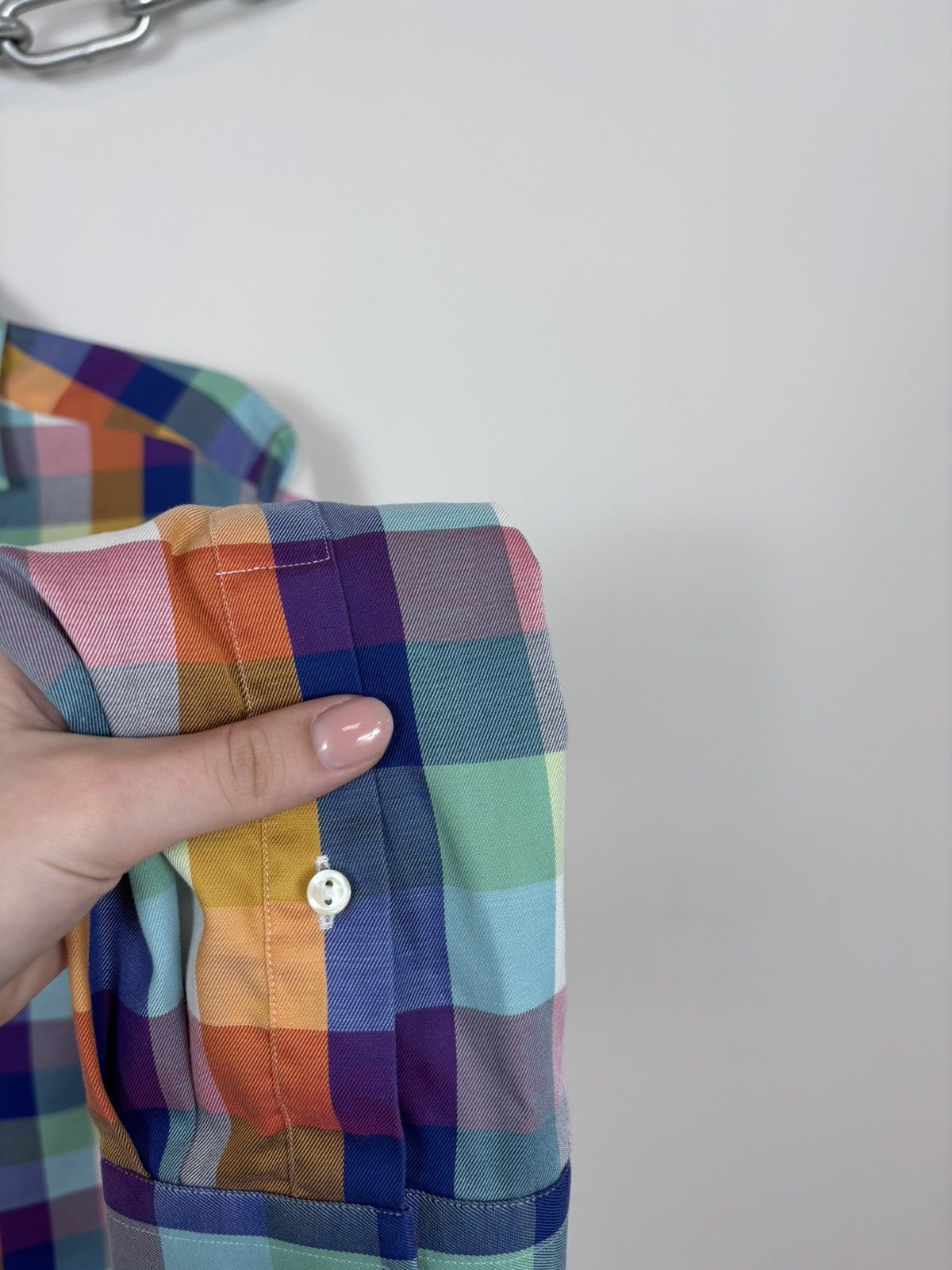 Eton Eton Men’s Slim Fit Multicolor Check Long Sleeve Shirt Size US M / EU 48-50 / 2 - 11 Thumbnail