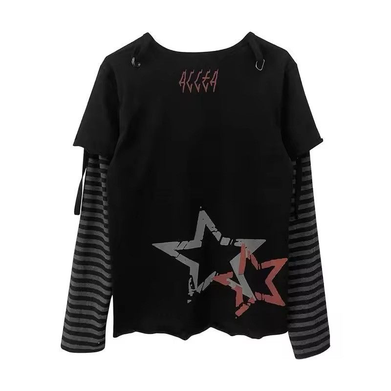 Japanese Brand Skull Dark Graphic Long Sleeve T Shirt Size M / US 6-8 / IT 42-44 - 2 Thumbnail
