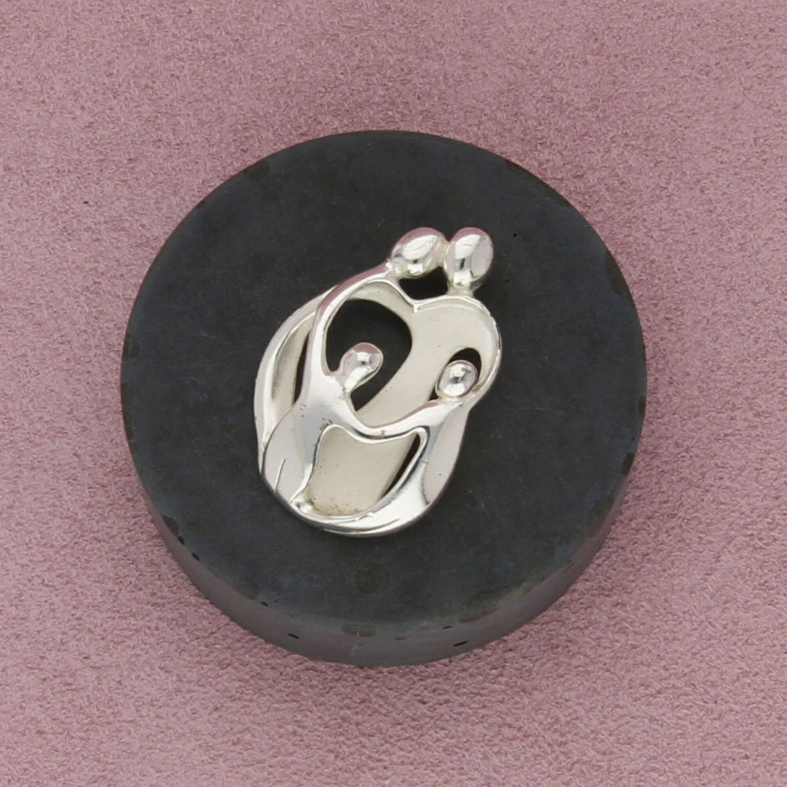 Sterling Silver carolyn pollack sterling silver loving family pendant Size ONE SIZE - 1 Thumbnail