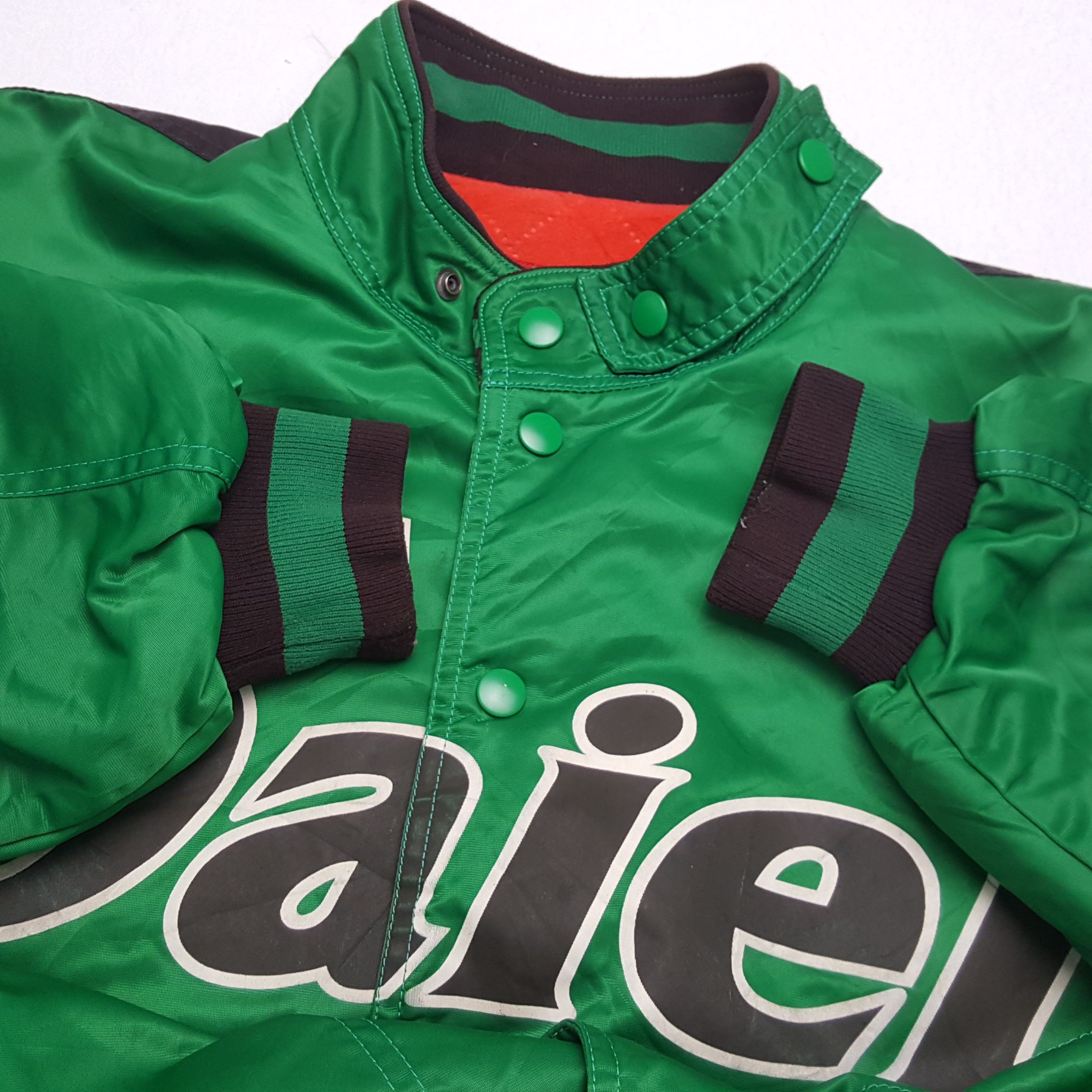 MLB × Vintage FUKUOKA DAIEI HAWKS Baseball Team Bombers Jacket Size US L / EU 52-54 / 3 - 9 Thumbnail