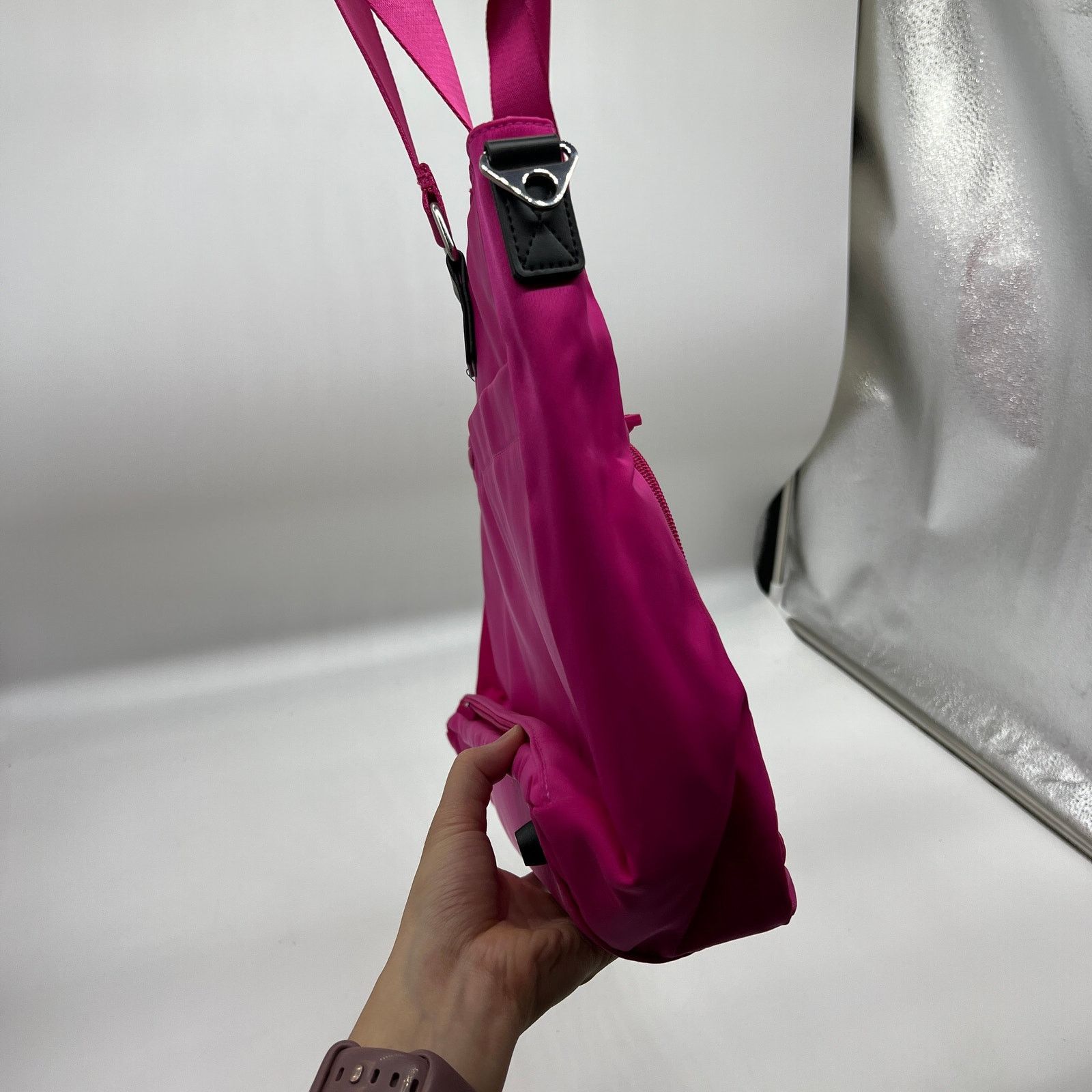 Other IHKWIP Cargo Catchall Tote No Crossbody Strap Ruby Berry Size ONE SIZE - 9 Thumbnail