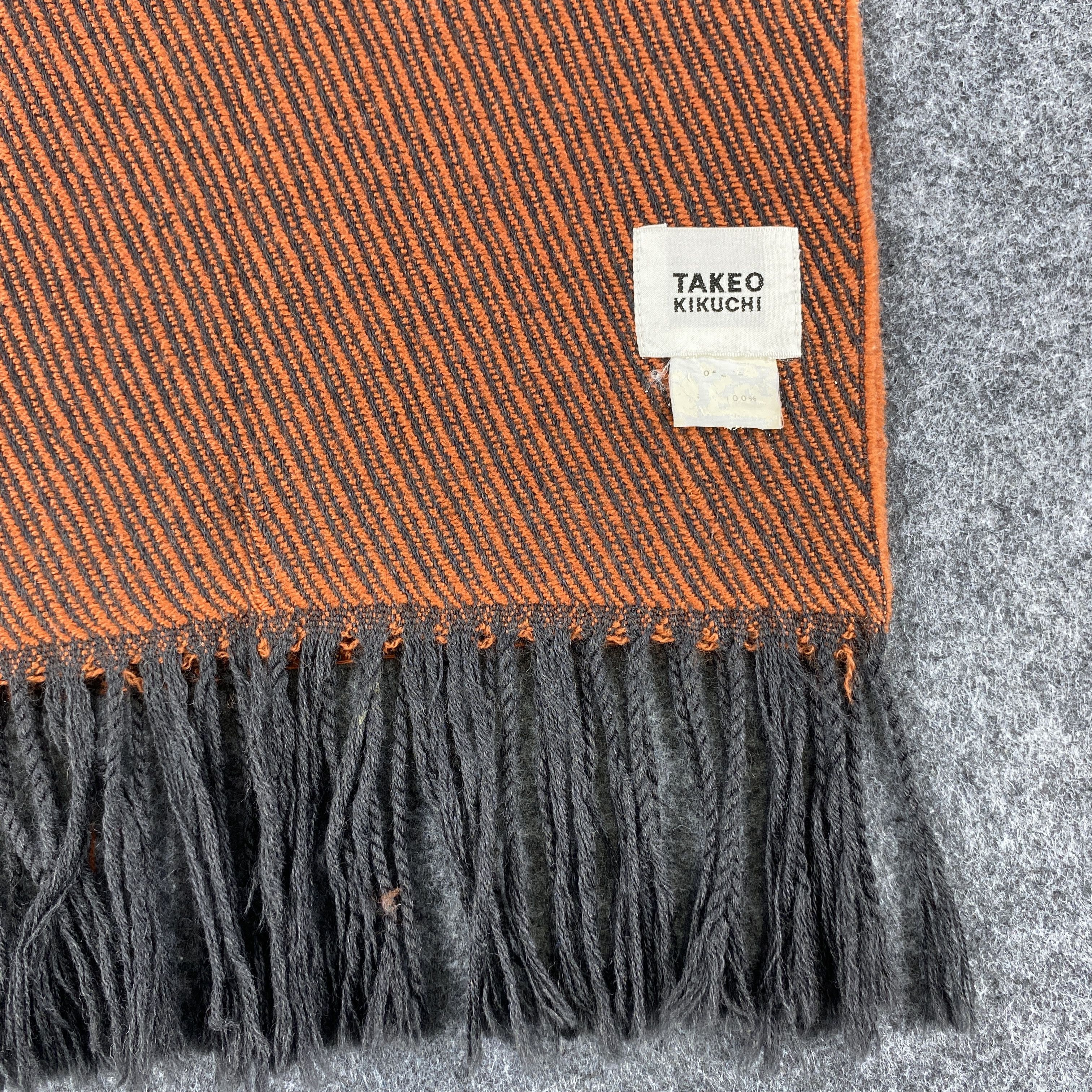 Takeo Kikuchi × Vintage GF10659 Takeo Kikuchi Scarf Neck Wear Muffler Nova Check Size ONE SIZE - 3 Thumbnail