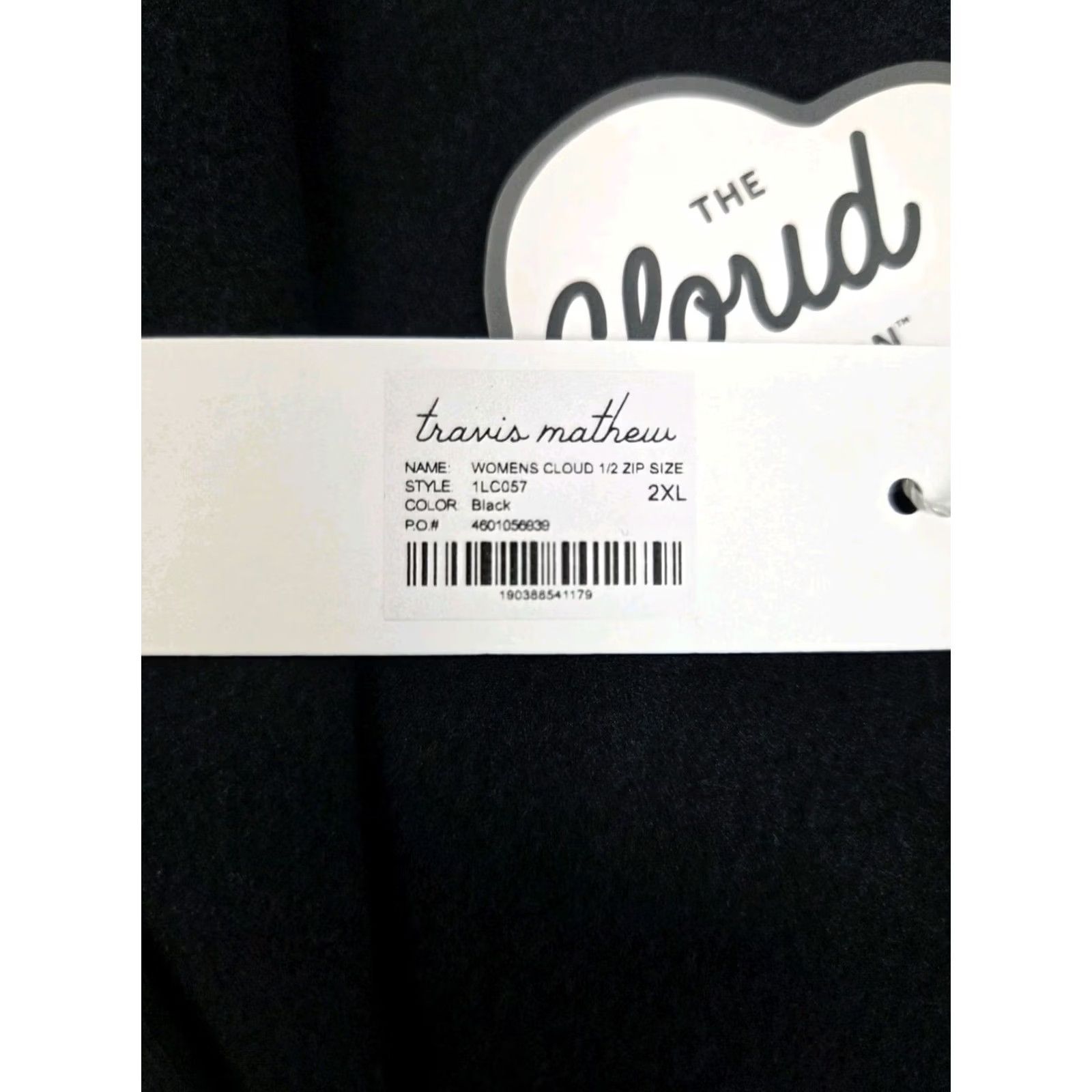 TravisMathew VINTAGE? No. Cleaned title: Travis Mathew Cloud Collection Womens 1/2 Zip Pullover Black 2XL L/S Golf Fleece Logo Embroidered Zip Sweatshirt Size XXL / US 16-18 / IT 52-54 - 7 Thumbnail