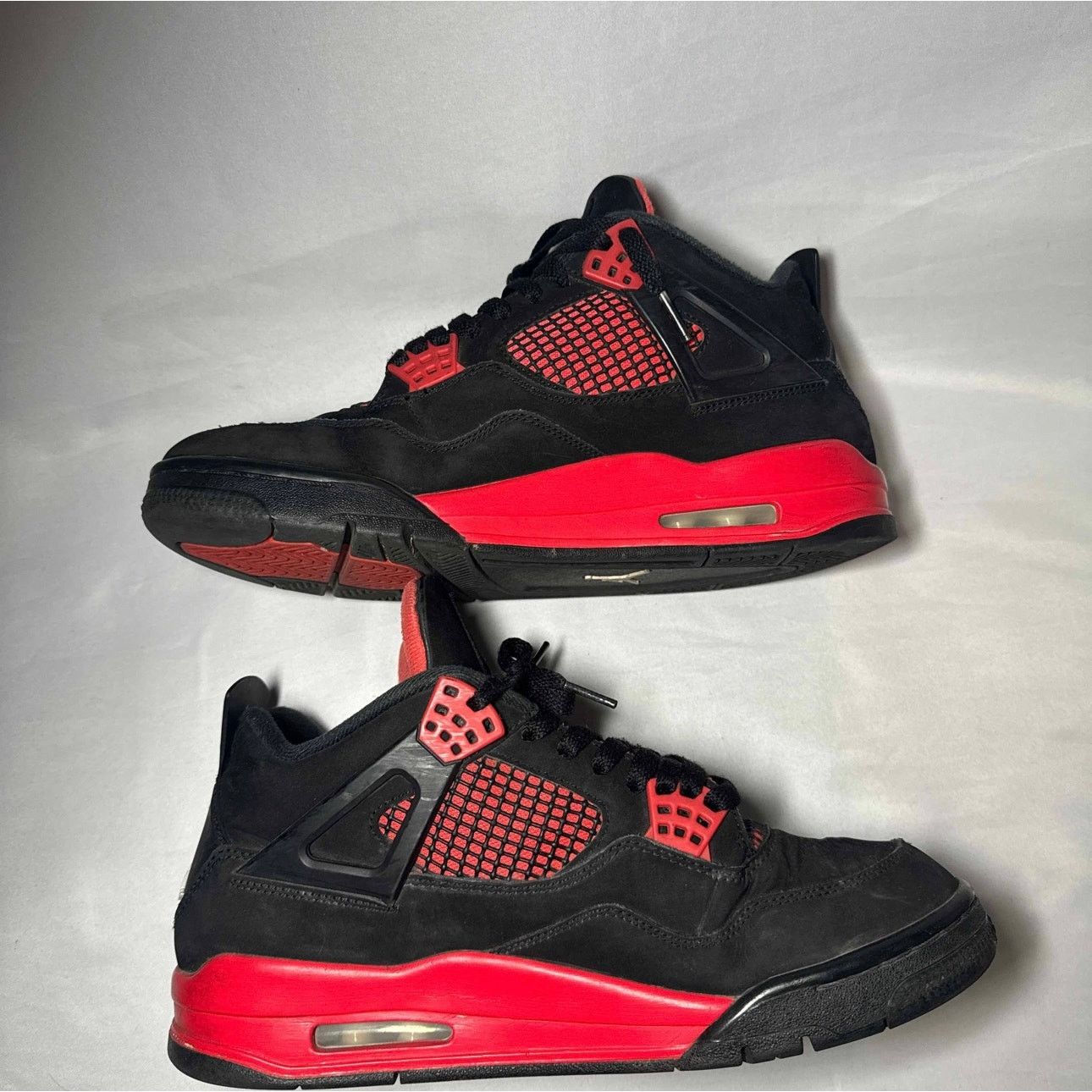 Jordan Brand × Nike Size 9.5 - Nike Air Jordan 4 Retro Red Thunder Men's Shoes Size US 9.5 / EU 42-43 - 3 Thumbnail