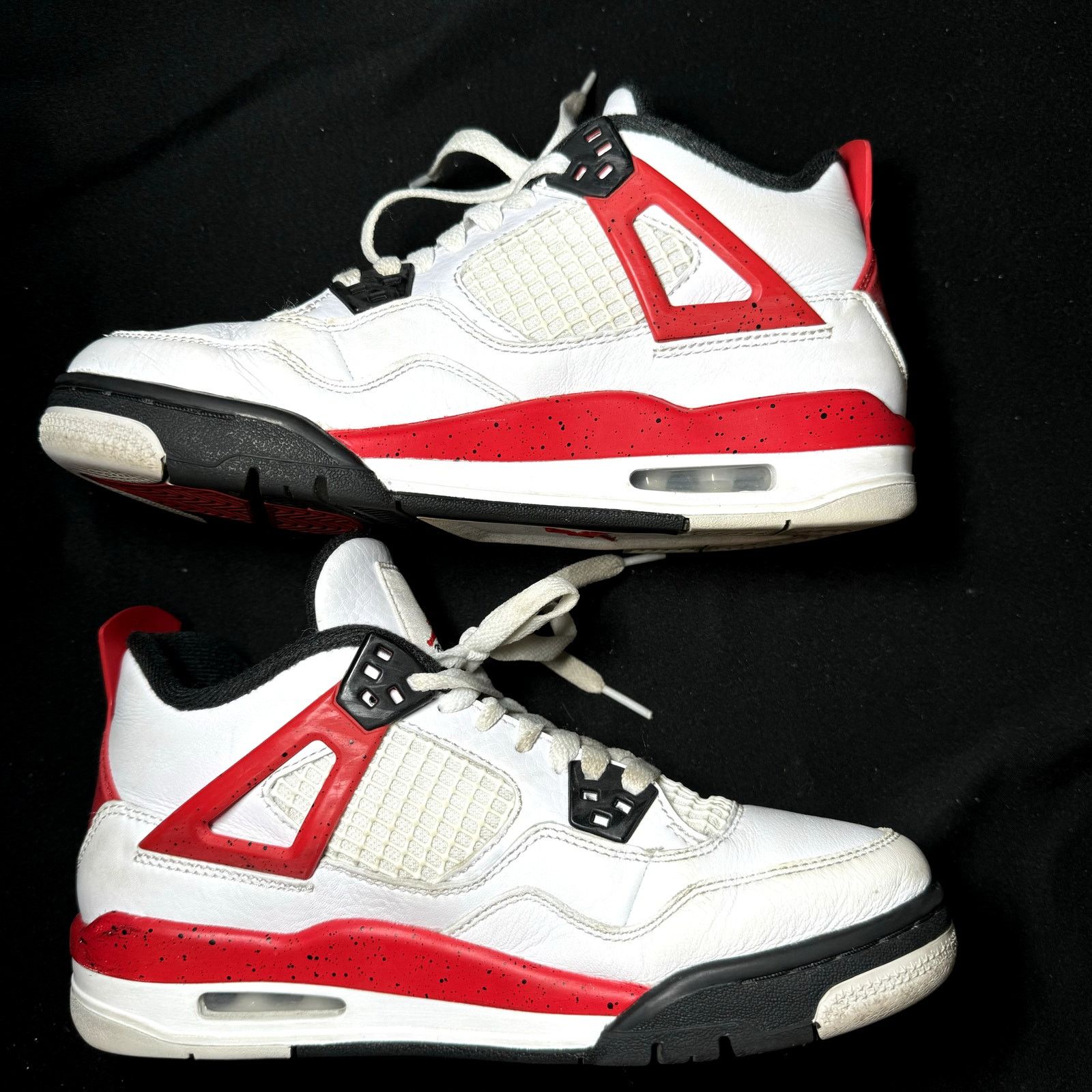 Jordan Brand × Nike Size 5.5 - Nike Air Jordan 4 Retro GS Red Cement Men's Shoes Size US 5.5 / EU 38 - 3 Thumbnail