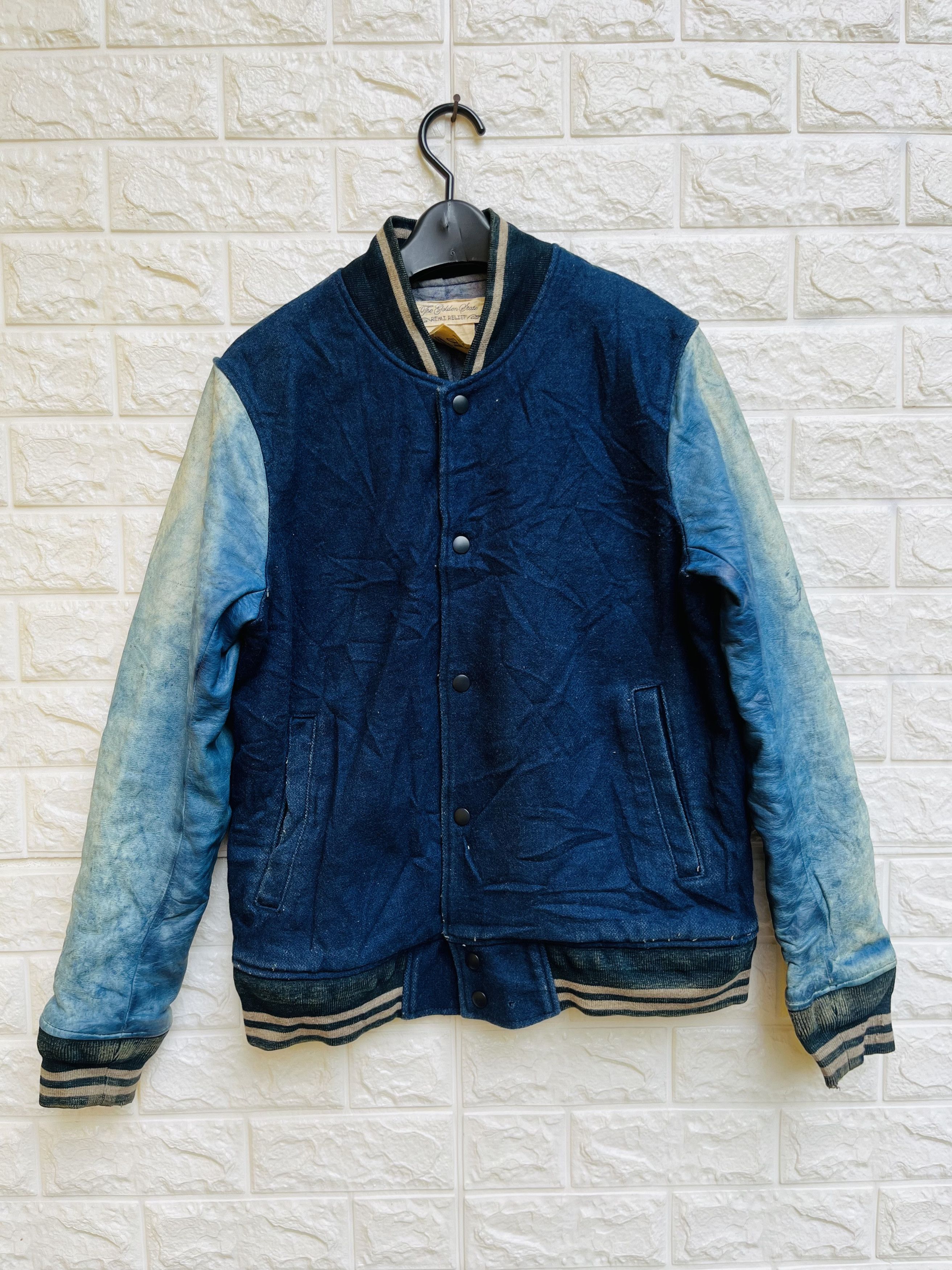 Japanese Brand × Remi Relief × Vintage Vintage Remy Relief Leather Sleeves Japanese Designer Style Size US L / EU 52-54 / 3 - 1 Thumbnail