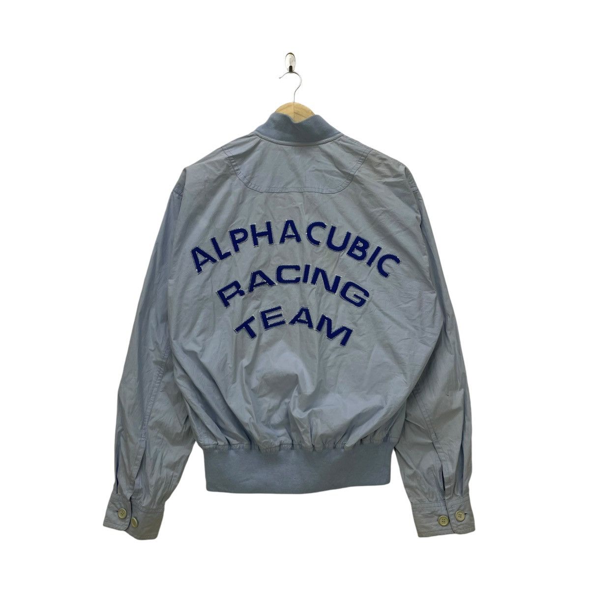Formula 1 × Japanese Brand Vintage Alpha Cubic Racing Bomber Light Jacket Size US M / EU 48-50 / 2 - 1 Thumbnail