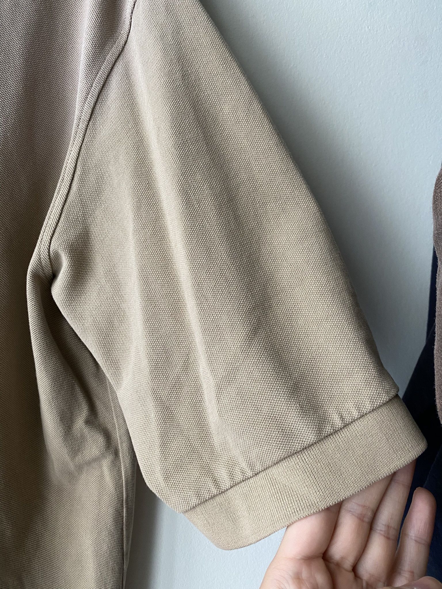 Acne Studios $300 - Cotton Polo Shirt - Washed Beige Size US S / EU 44-46 / 1 - 12 Thumbnail