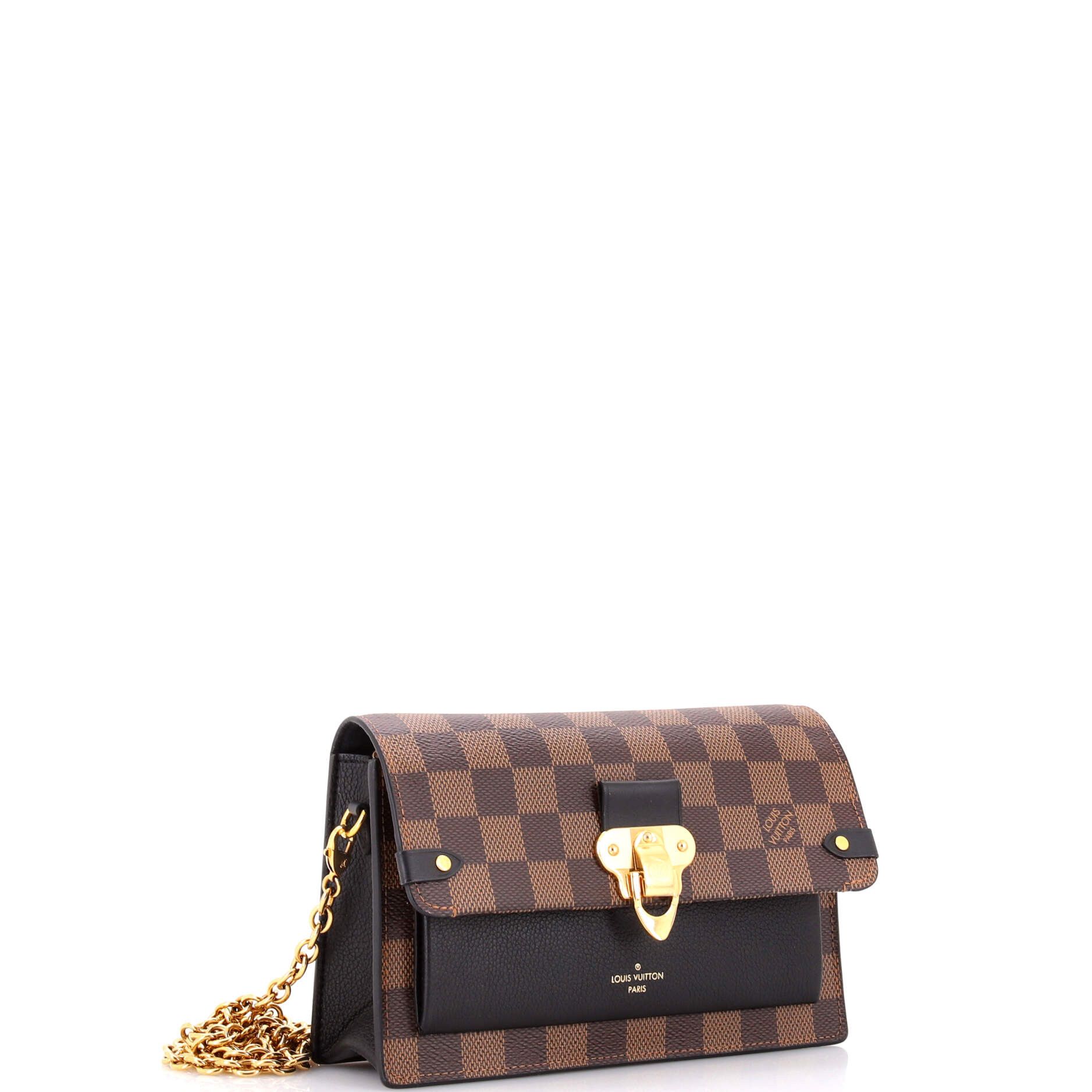 Louis Vuitton Vavin Chain Wallet NM Damier with Leather Size ONE SIZE - 1 Thumbnail