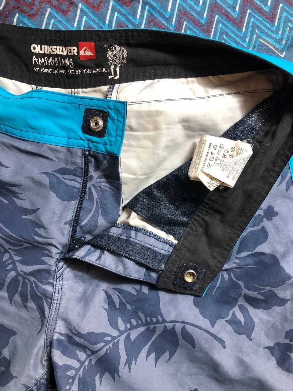 Quiksilver × Vintage Y2K Quiksilver Men’s Board Swimming Shorts Size US 30 / EU 46 - 5 Thumbnail