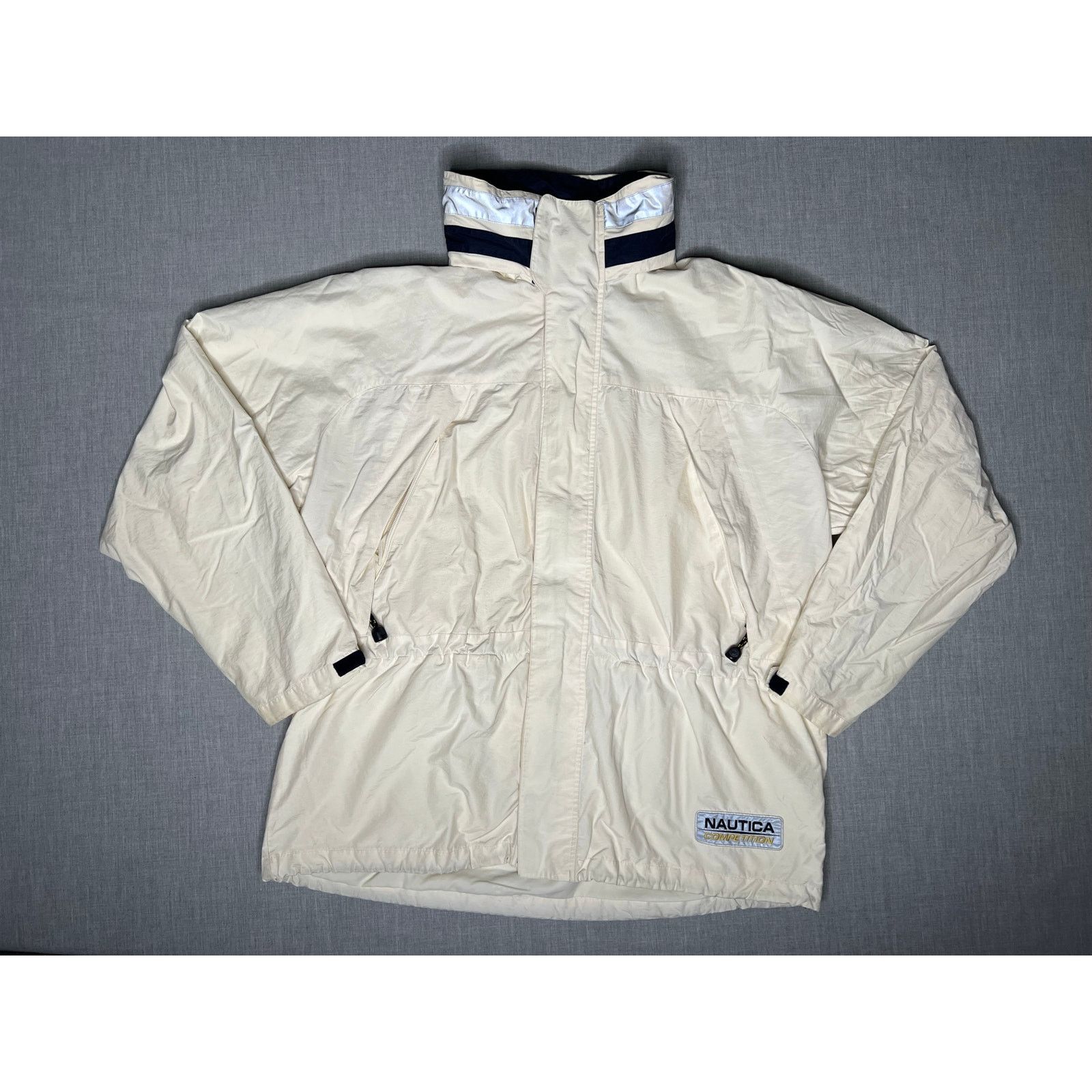 Nautica Vintage Nautica Competition Foldaway Hood Windbreaker XL Size US XL / EU 56 / 4 - 1 Thumbnail