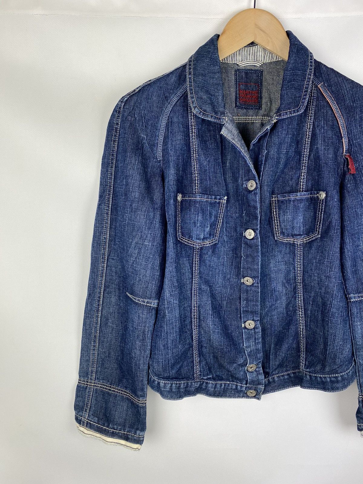 Marithe + Francois Girbaud Marithe Francois Girbaud ladies avant-garde denim jacket Size M / US 6-8 / IT 42-44 - 2 Thumbnail