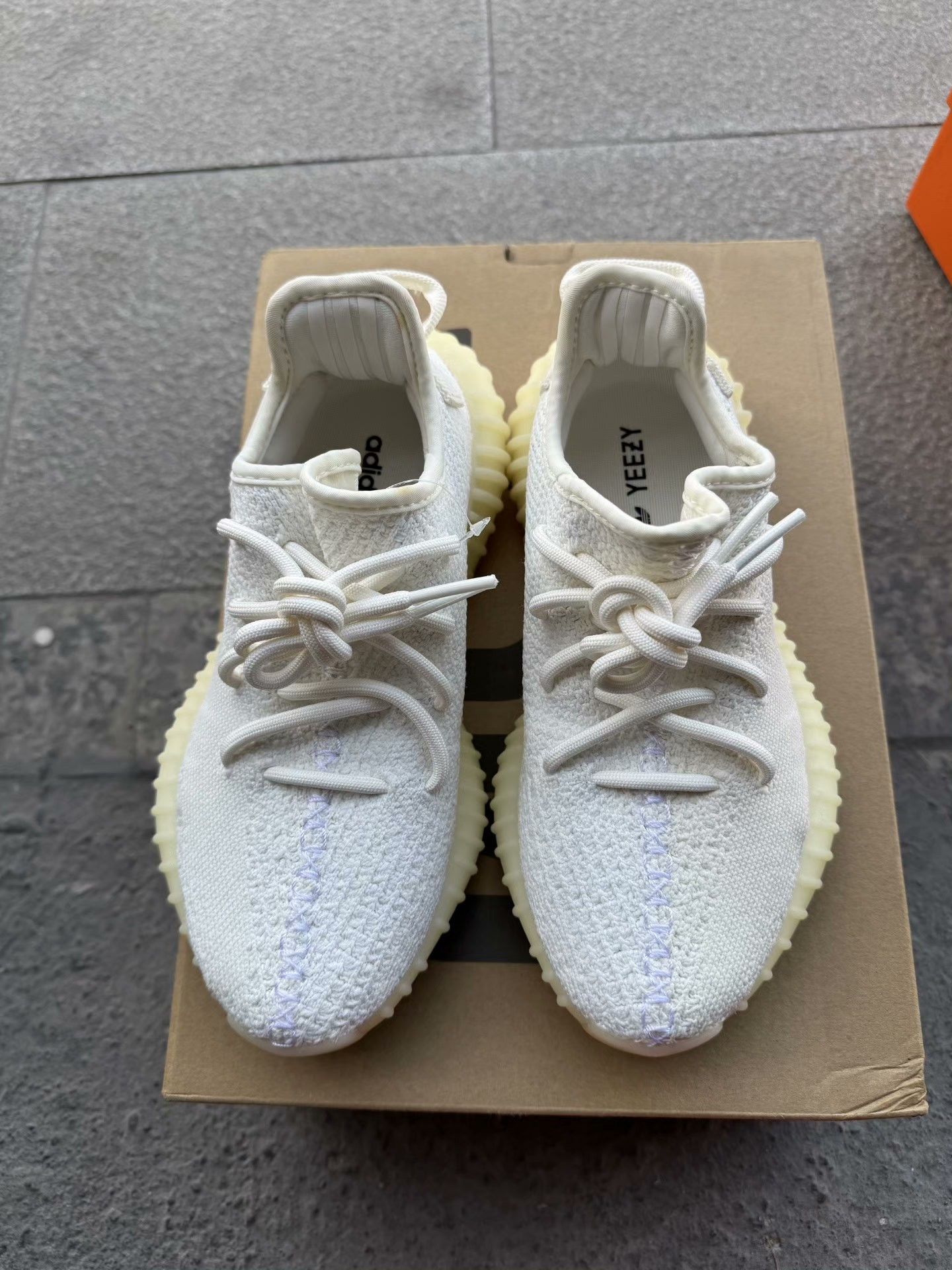 Adidas Adidas YEEZY350 White Lowtop Sneakers 36 Men Size US 5 / EU 37 - 1 Thumbnail