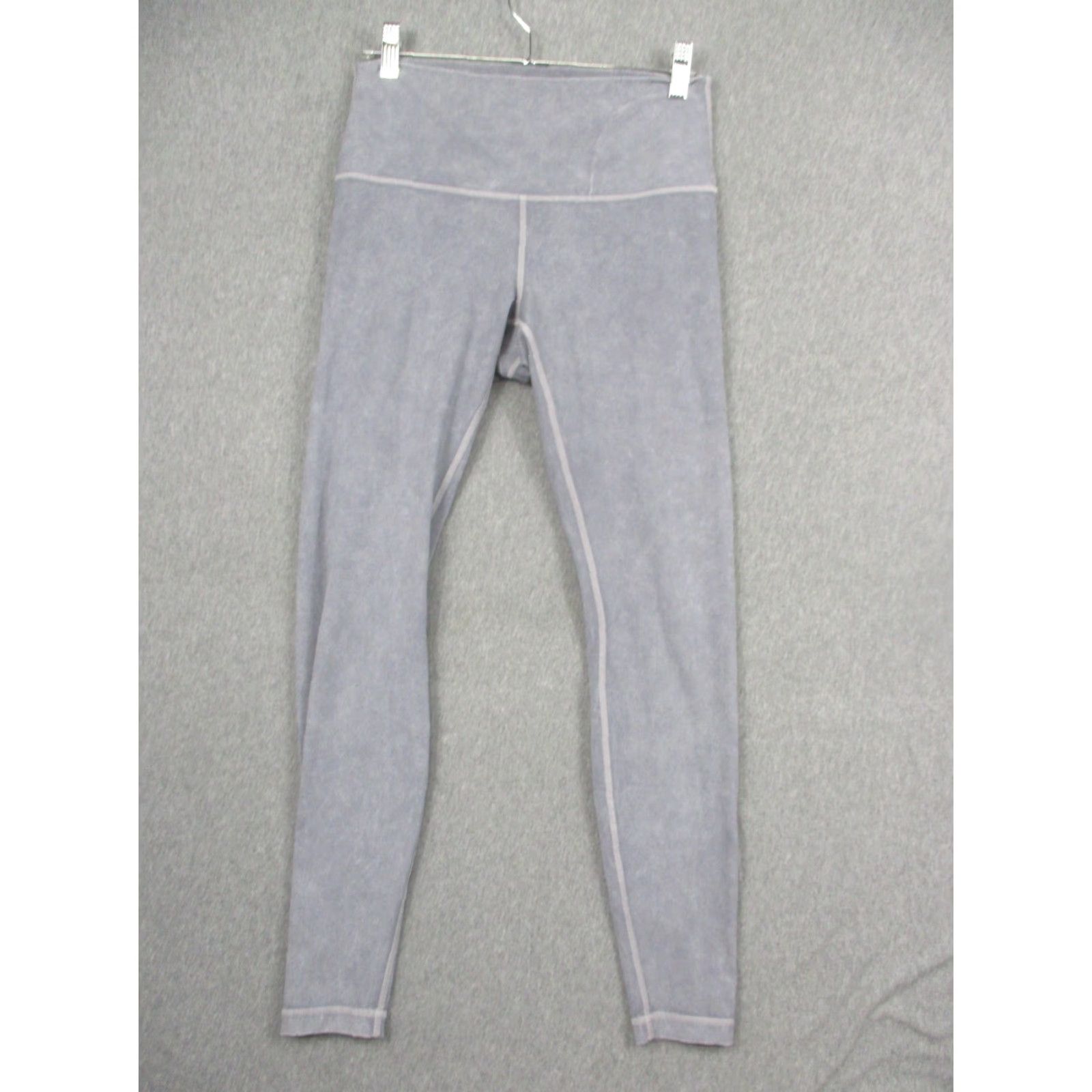 Lululemon Lululemon Leggings Womens 8 Gray High Rise Ankle Yoga Pants Nylon Lycra Athletic Size 30" / US 8 / IT 44 - 4 Thumbnail