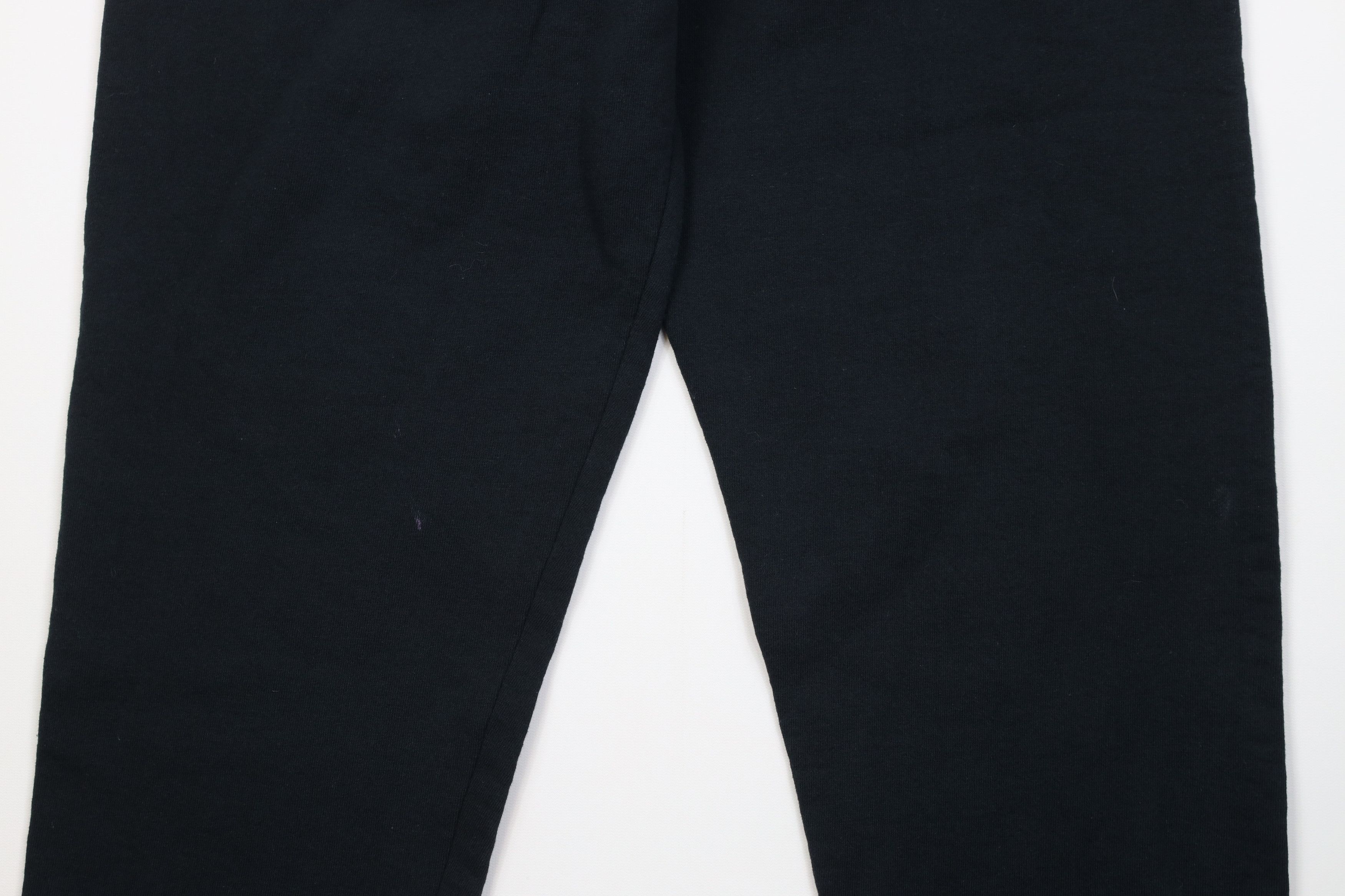 Vintage Vintage 90s Streetwear Heavyweight Sweatpants Joggers Black Size US 36 / EU 52 - 3 Thumbnail
