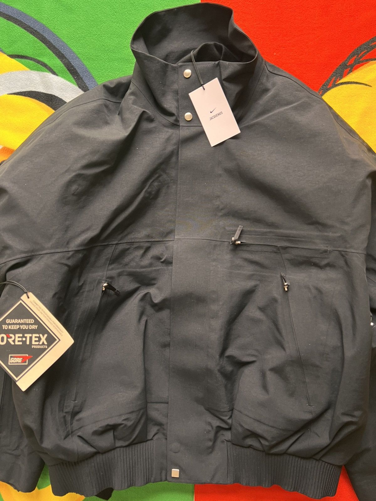 Jacquemus × Nike M Nike x Jacquemus GORE-TEX Jacket 2-in-1 Black bomber shell Size US M / EU 48-50 / 2 - 7 Thumbnail