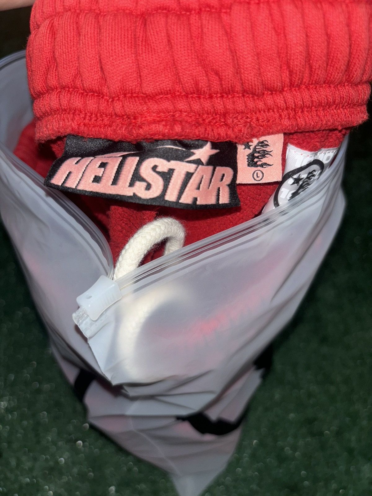 HELLSTAR Hellstar Red White Flame Shorts Size US 32 / EU 48 - 5 Thumbnail