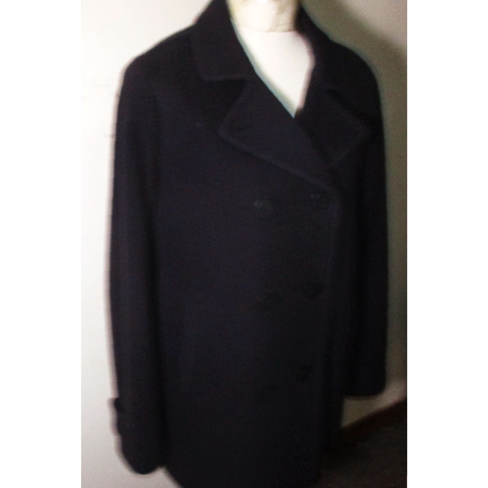 Vintage VINTAGE L.L. Bean Green Peacoat Women's XL Wool 100% Bellandi Short Coat Pockets Insulated Size XL / US 12-14 / IT 48-50 - 3 Thumbnail