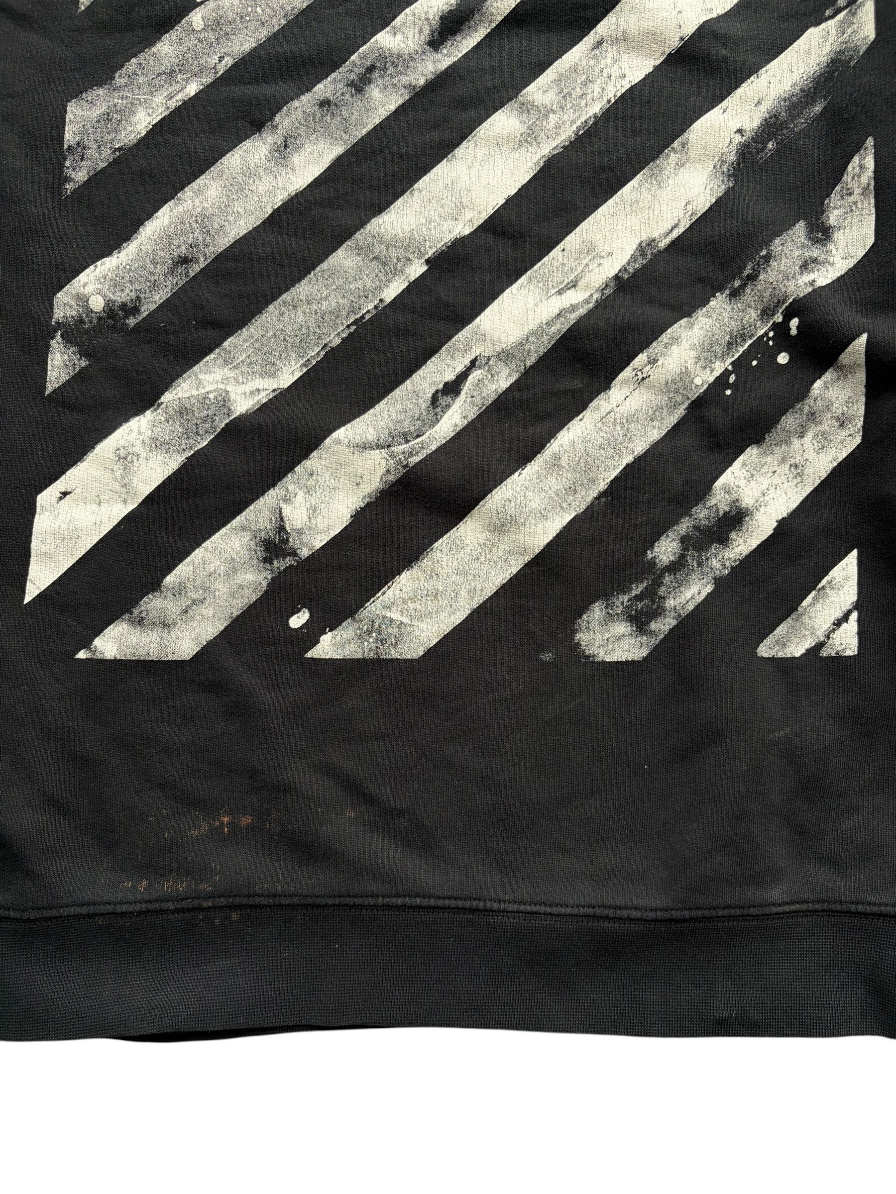 Off-White Off White Black Waves Striped Hoodie Size US M / EU 48-50 / 2 - 5 Thumbnail