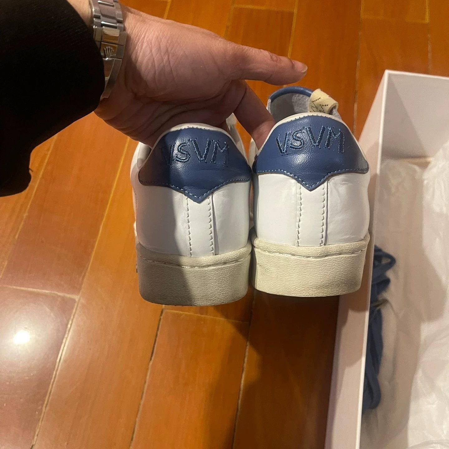 Visvim visvim corda folk blue tab 8 white sneakers 23ss Size US 8 / EU 41 - 3 Thumbnail