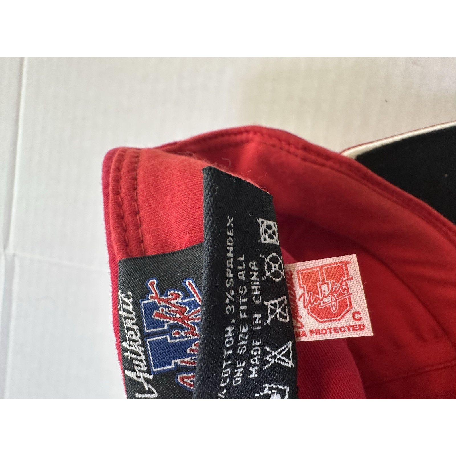 Aerosmith Bio Domes, Aerosmith- O Yeah- Red Cap/Hat 56CM/Regular VTG Size ONE SIZE - 9 Thumbnail