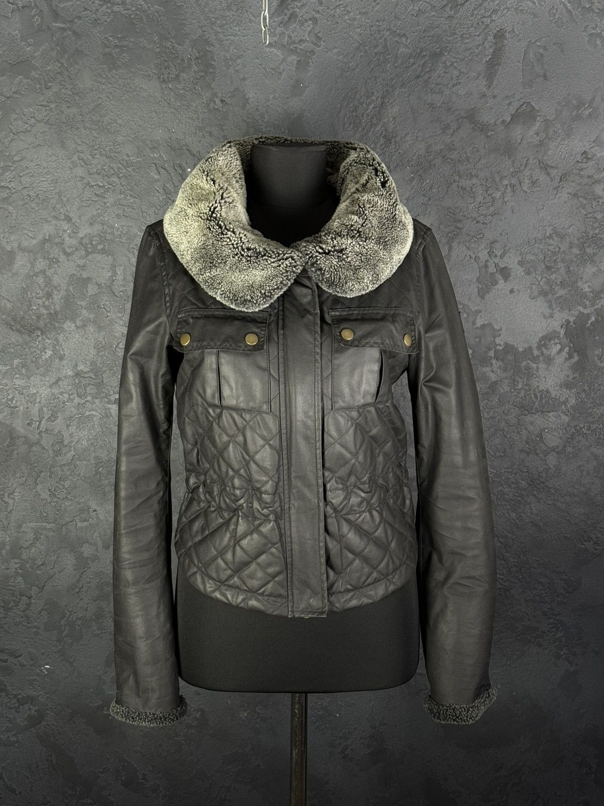 Belstaff Belstaff Gold Label Waxed Jacket With Fur Size M / US 6-8 / IT 42-44 - 2 Thumbnail