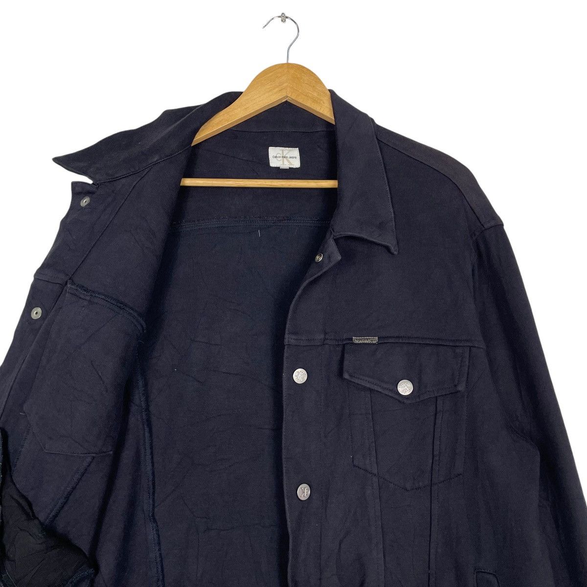 Calvin Klein × Calvin Klein 205W39NYC 💥CALVIN KLEIN DENIM TRUCKER LOOSE SLEEVE JACKET Size US M / EU 48-50 / 2 - 10 Thumbnail