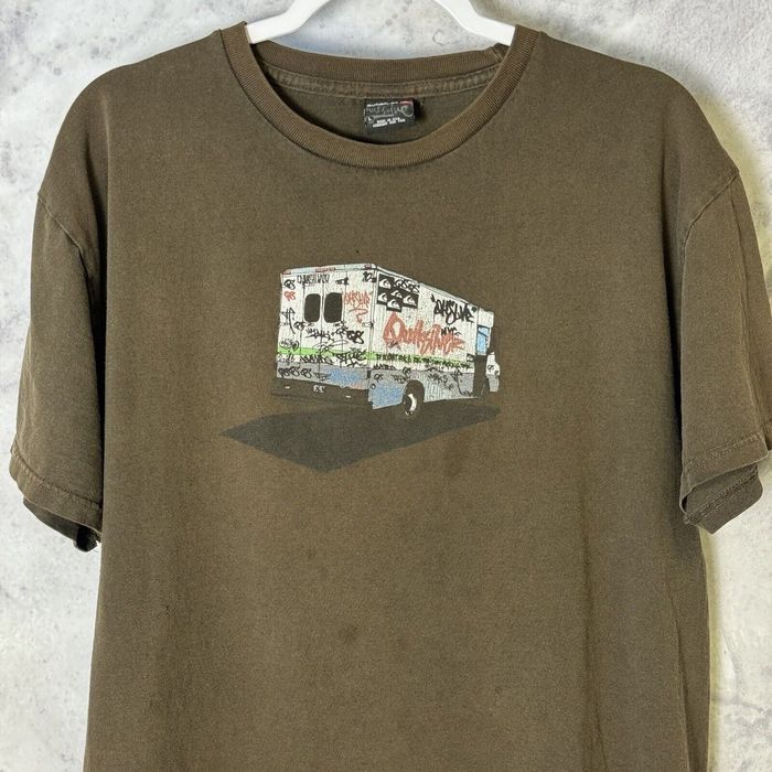Vintage Vintage Quiksilver Skate Brown Mens T 90s shirt Y2K | Large Gr Grailed