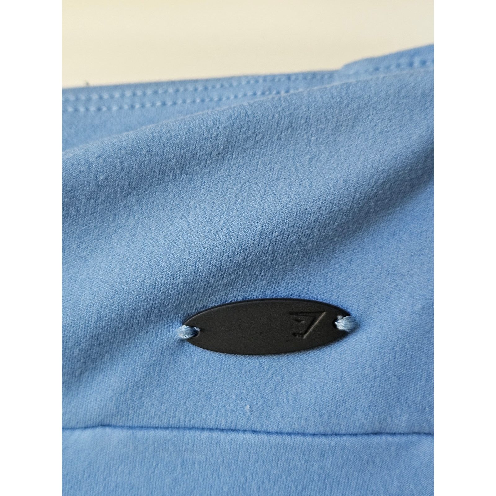 Gymshark Gymshark Blue Poise Leggings Crossover High Waist Ankle Size 27" / US 4 / IT 40 - 3 Thumbnail