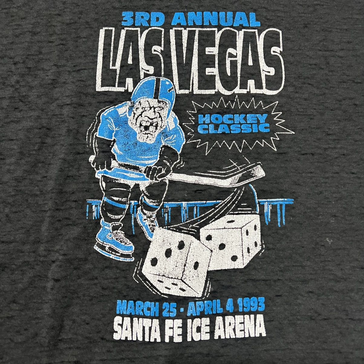 NHL × Vintage Vintage 1993 3rd Annual Las Vegas Hockey Classic 🇺🇸 T-Shirt Size US L / EU 52-54 / 3 - 4 Thumbnail