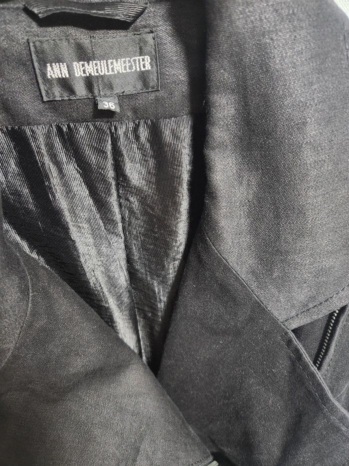 Ann Demeulemeester ann demeulemeester Wainwright RUBYBLACK biker jacket Size XS / US 0-2 / IT 36-38 - 4 Thumbnail