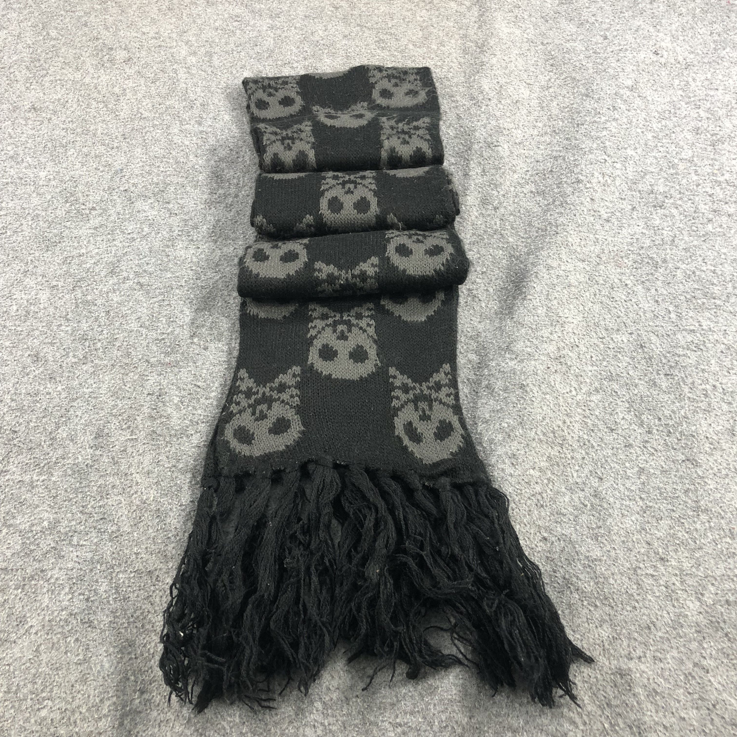 Seditionaries × Vintage Skulls and Crossed Bones Scarf Muffler Acrylic V862 Size ONE SIZE - 2 Thumbnail
