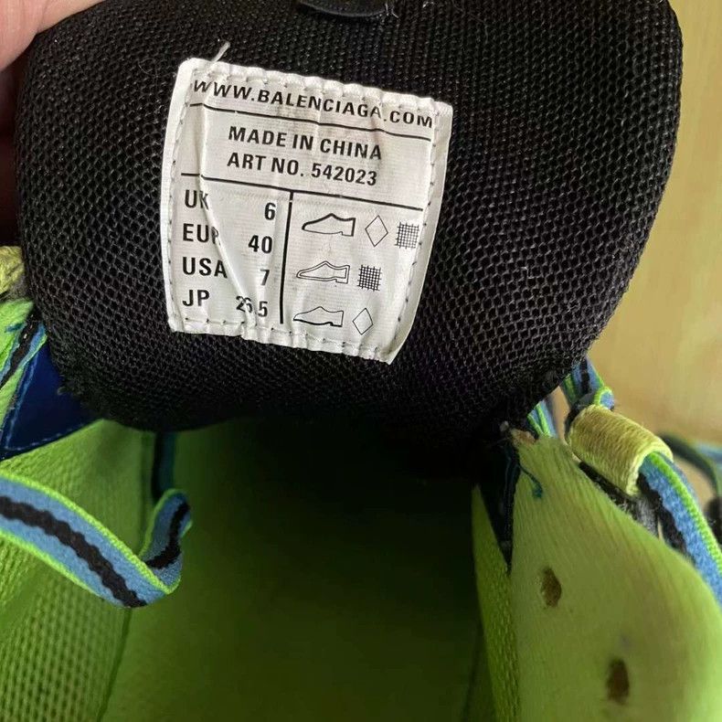 Balenciaga Balenciaga Black and green shoes 2502-Nextarrow Size US 7 / EU 40 - 4 Thumbnail